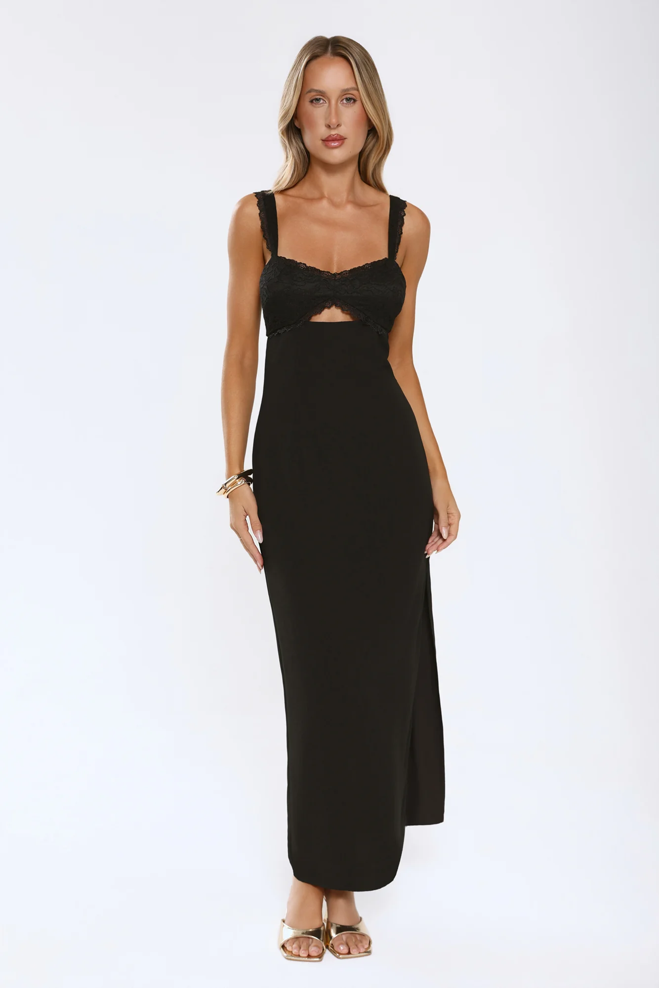 Heatwave Honey Maxi Dress Black