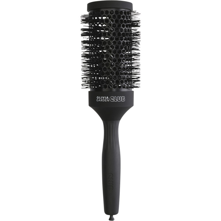 Olivia Garden Club THE GLOW Blowout Ceramic Round Brush Black