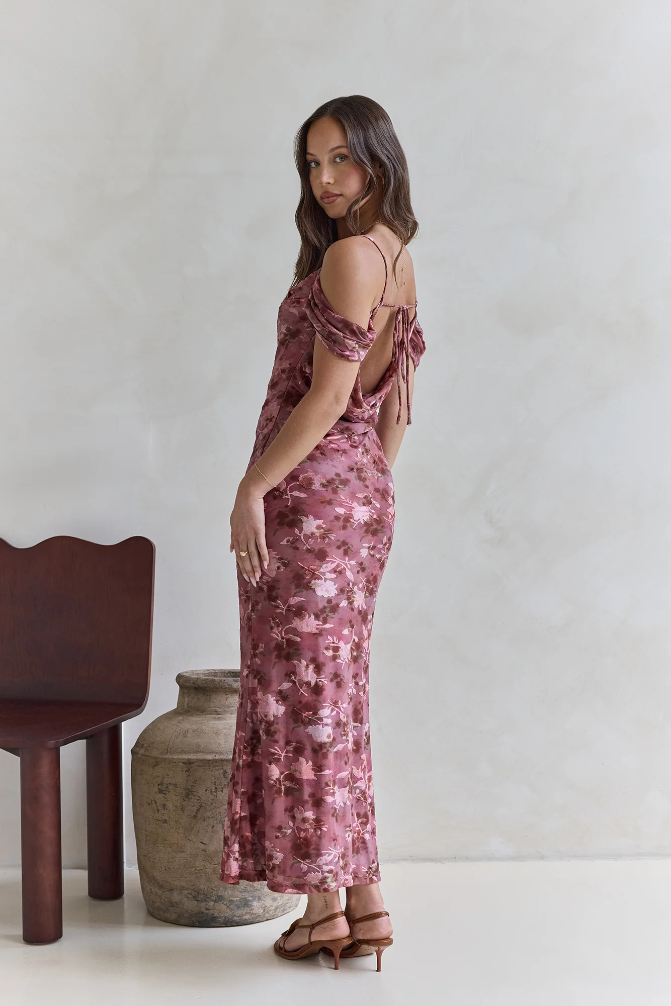 In The Night Maxi Dress Red