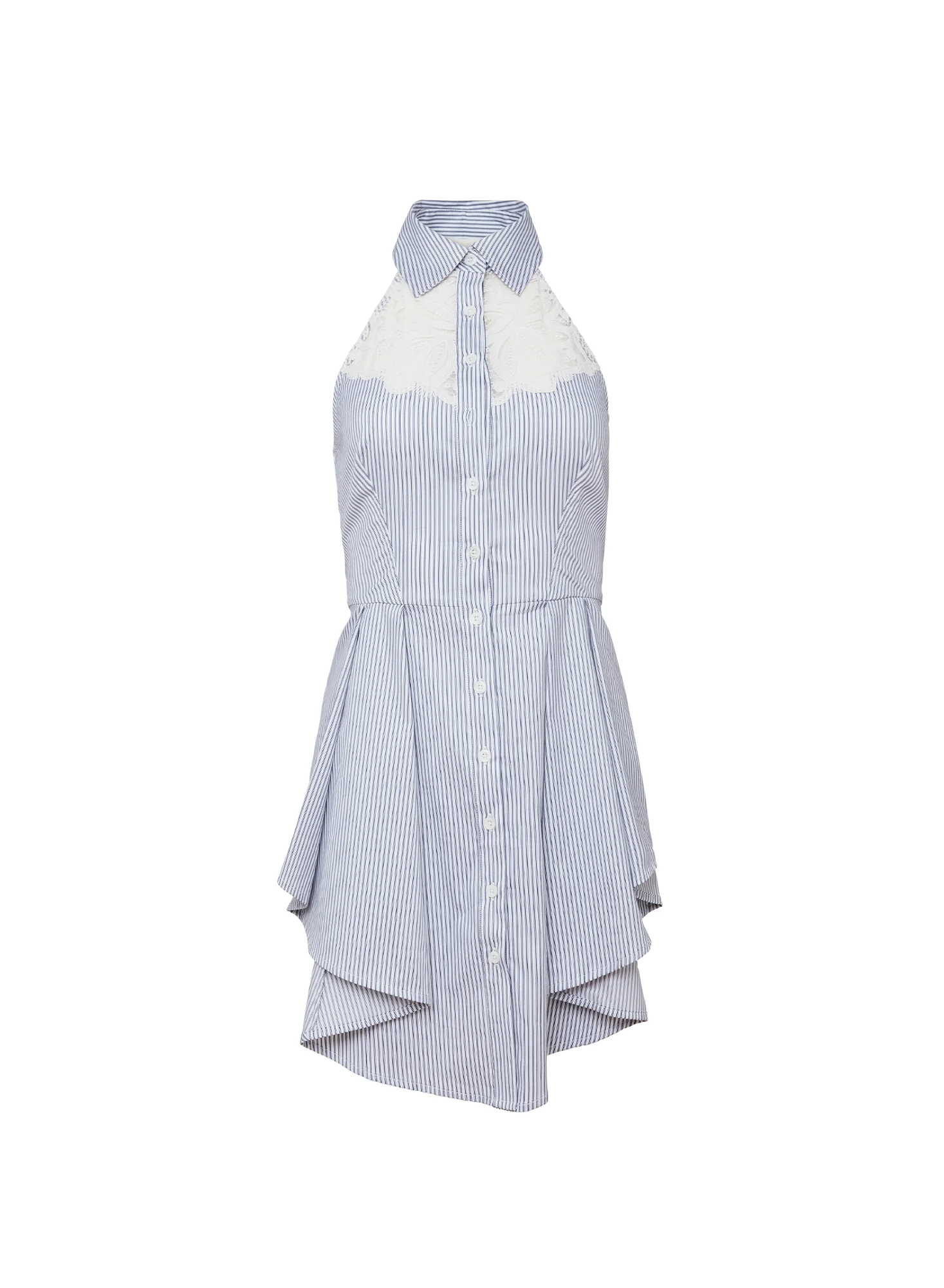 Poplin Halter Dress