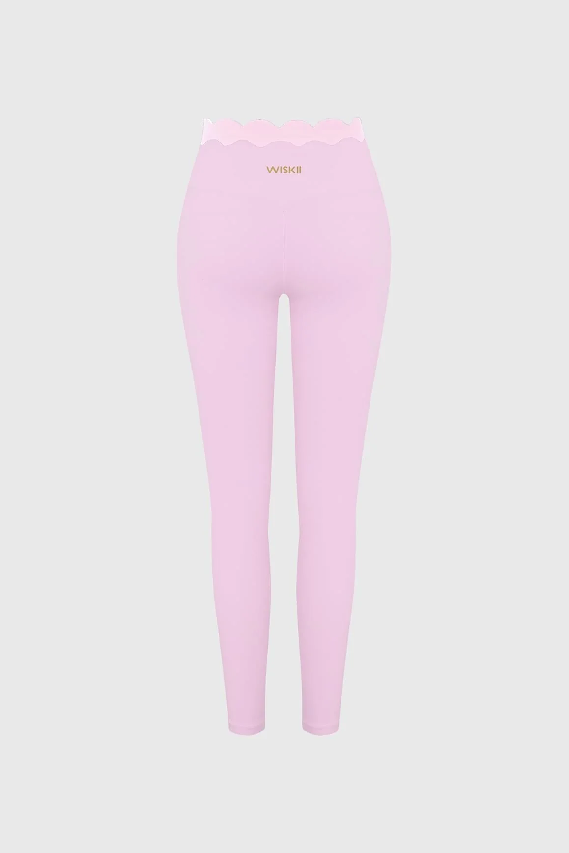 Scallop Contrast Scrunch Legging
