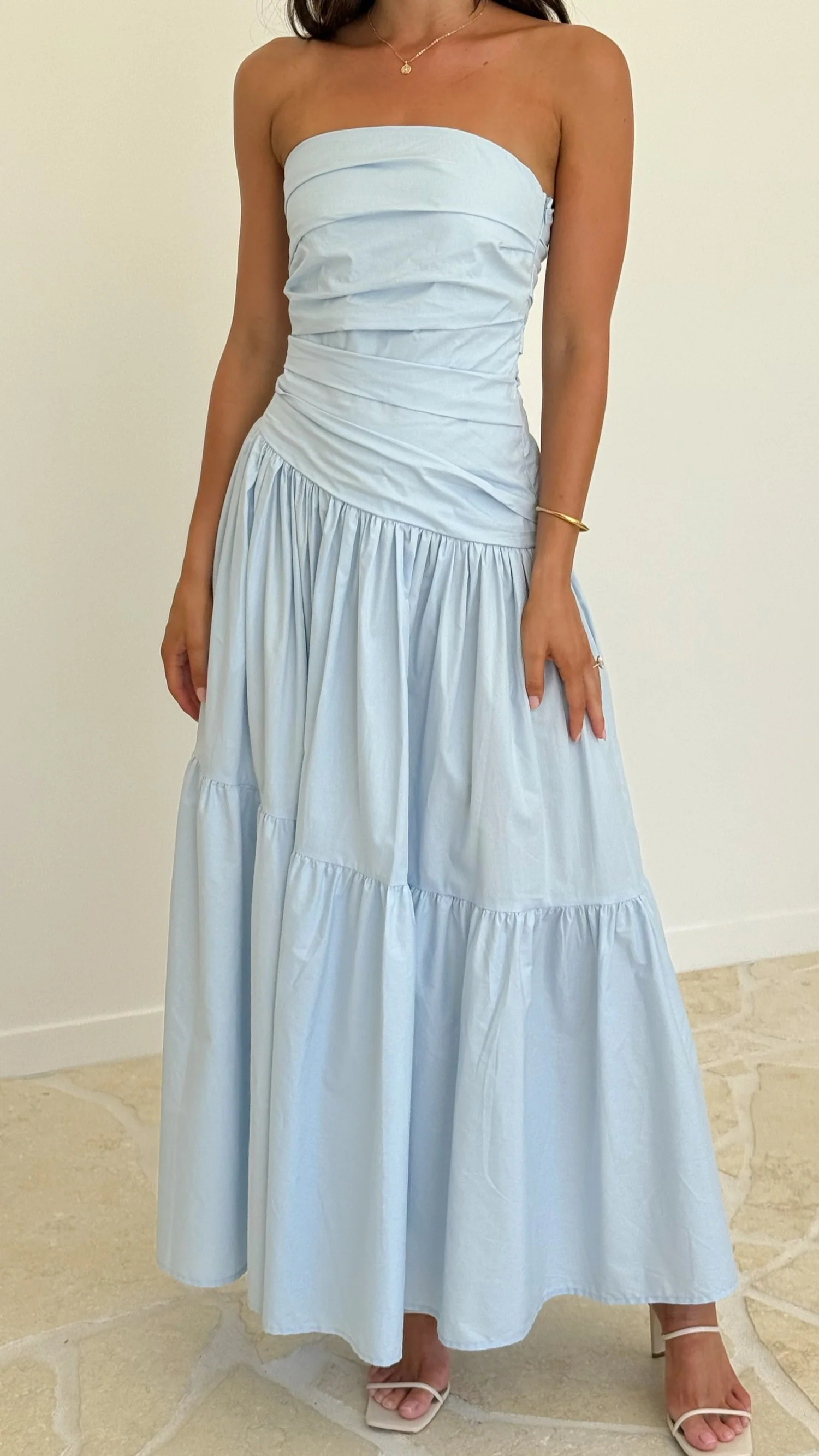 Lola Maxi Dress - Blue - luluinthesky