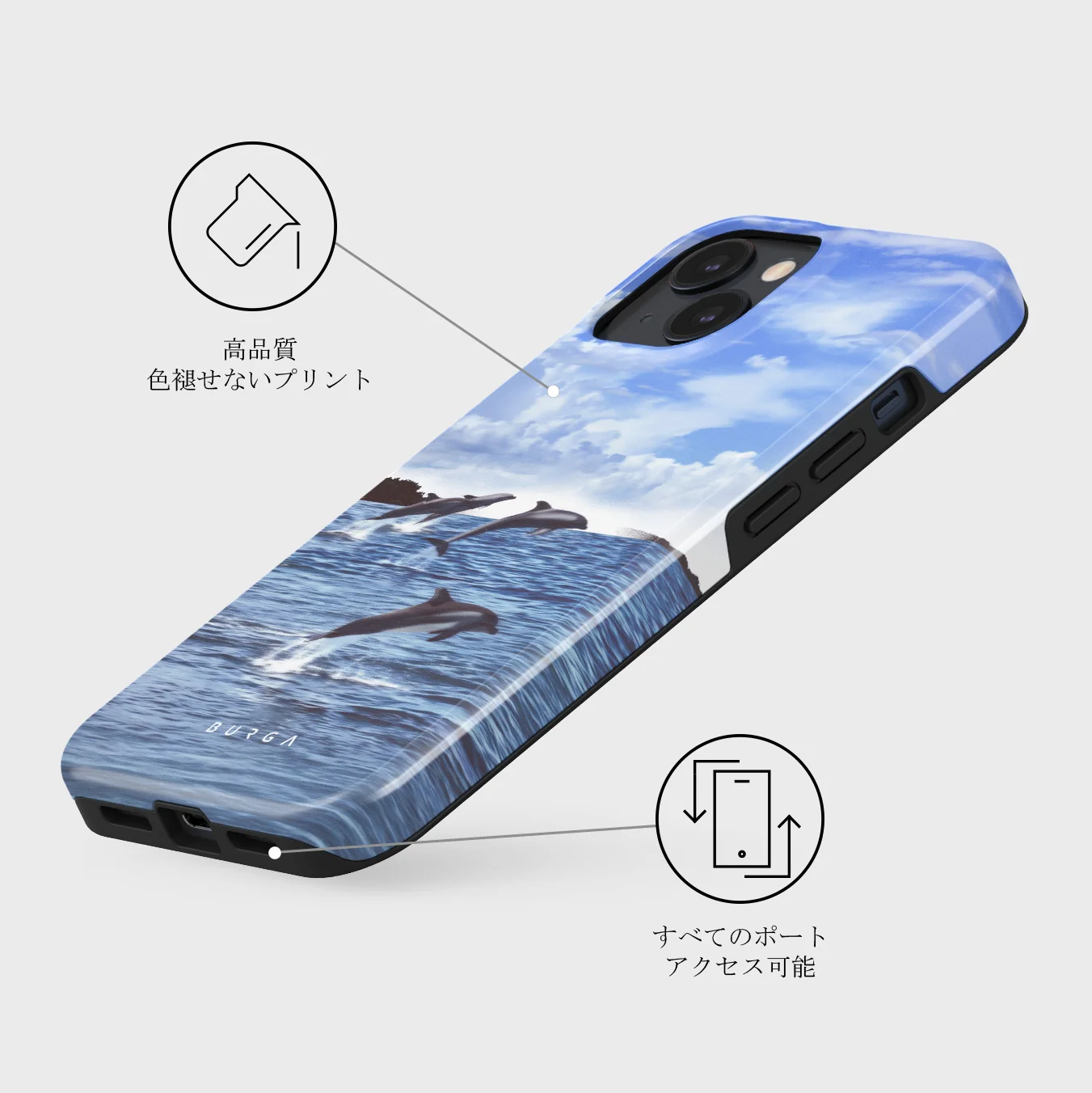 Retro Splash - iPhone 13 Mini ケース