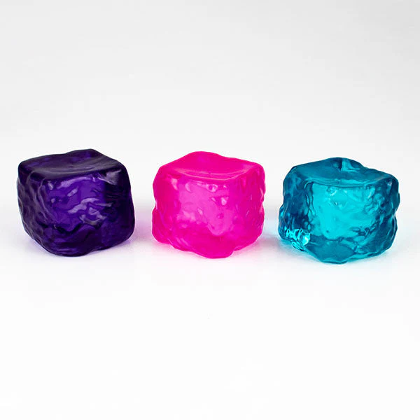 Sugah-Mals Ice Cube Sugar Stress Ball Squishy Fidget Toy (1pc) Color Ships Assorted