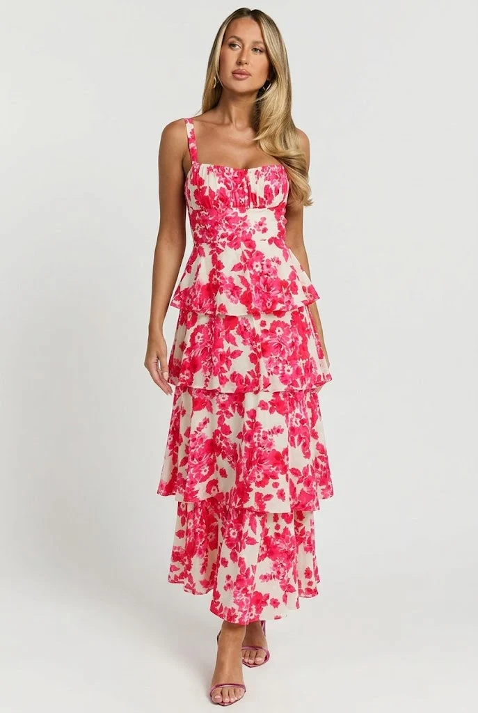 On The Italian Coast Maxi Dress