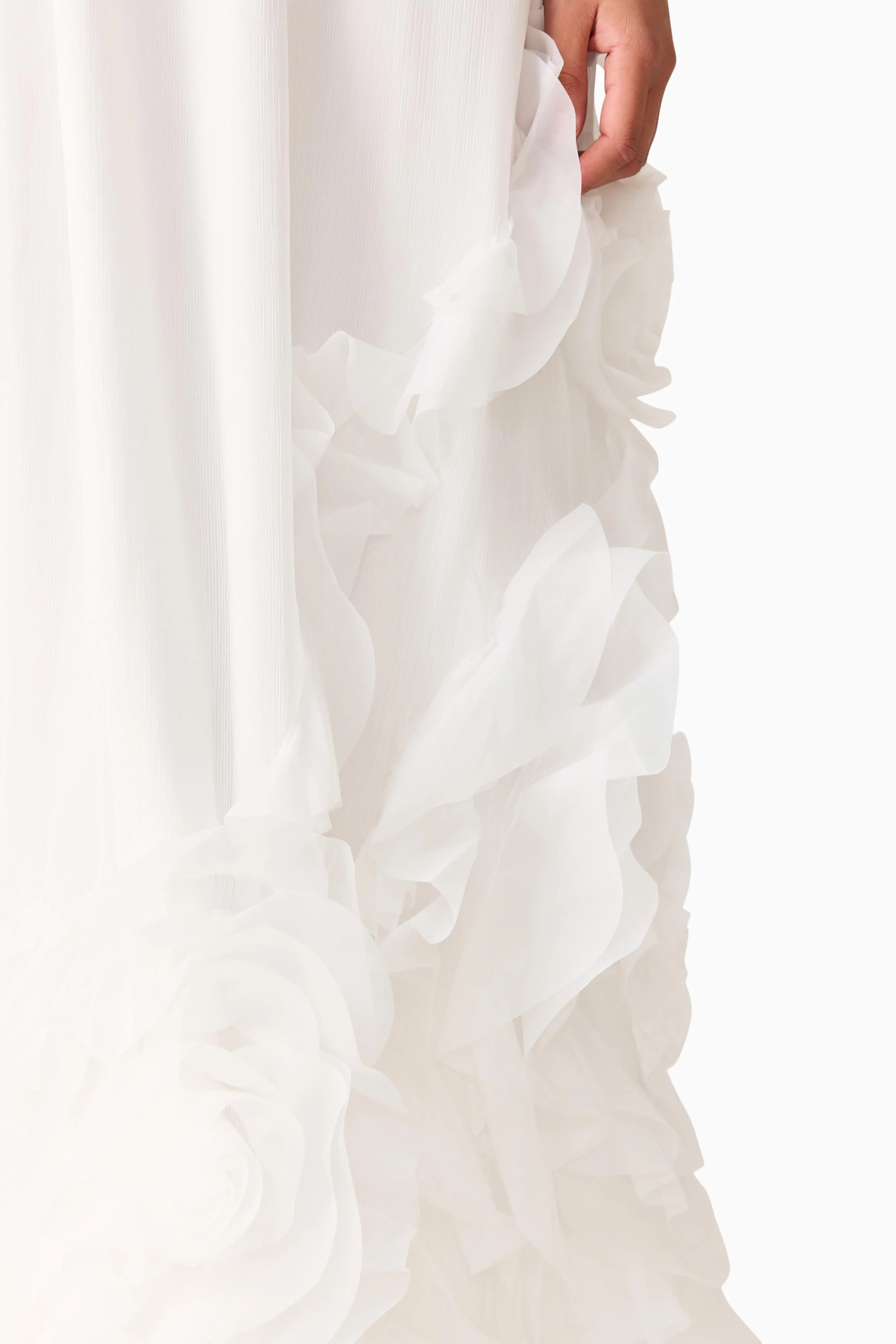 Evelin Halter Gown in White
