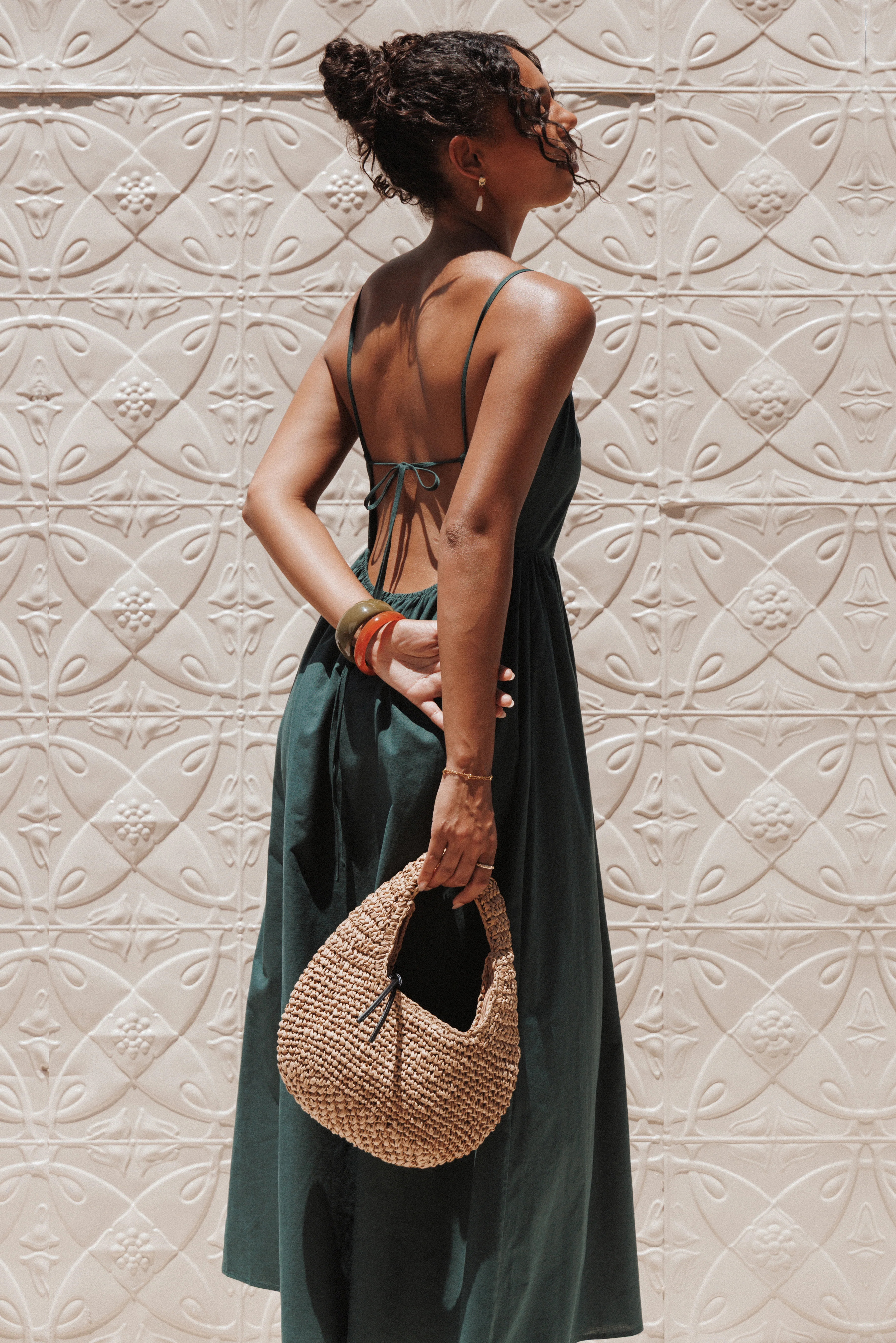 Savannah Maxi Dress - Forest Green