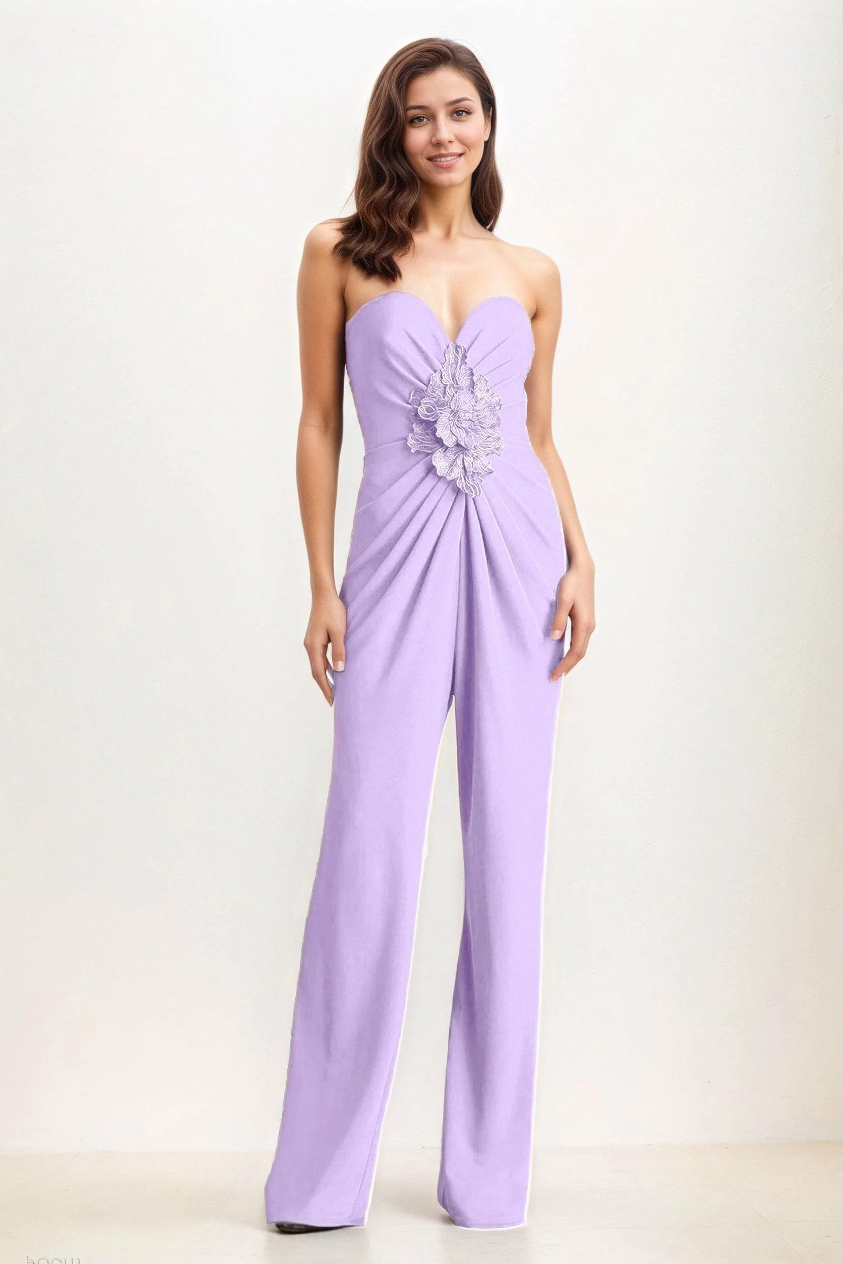 Jumpsuit Maxi Elastic Cloth Wedding Guest Dress CG0278