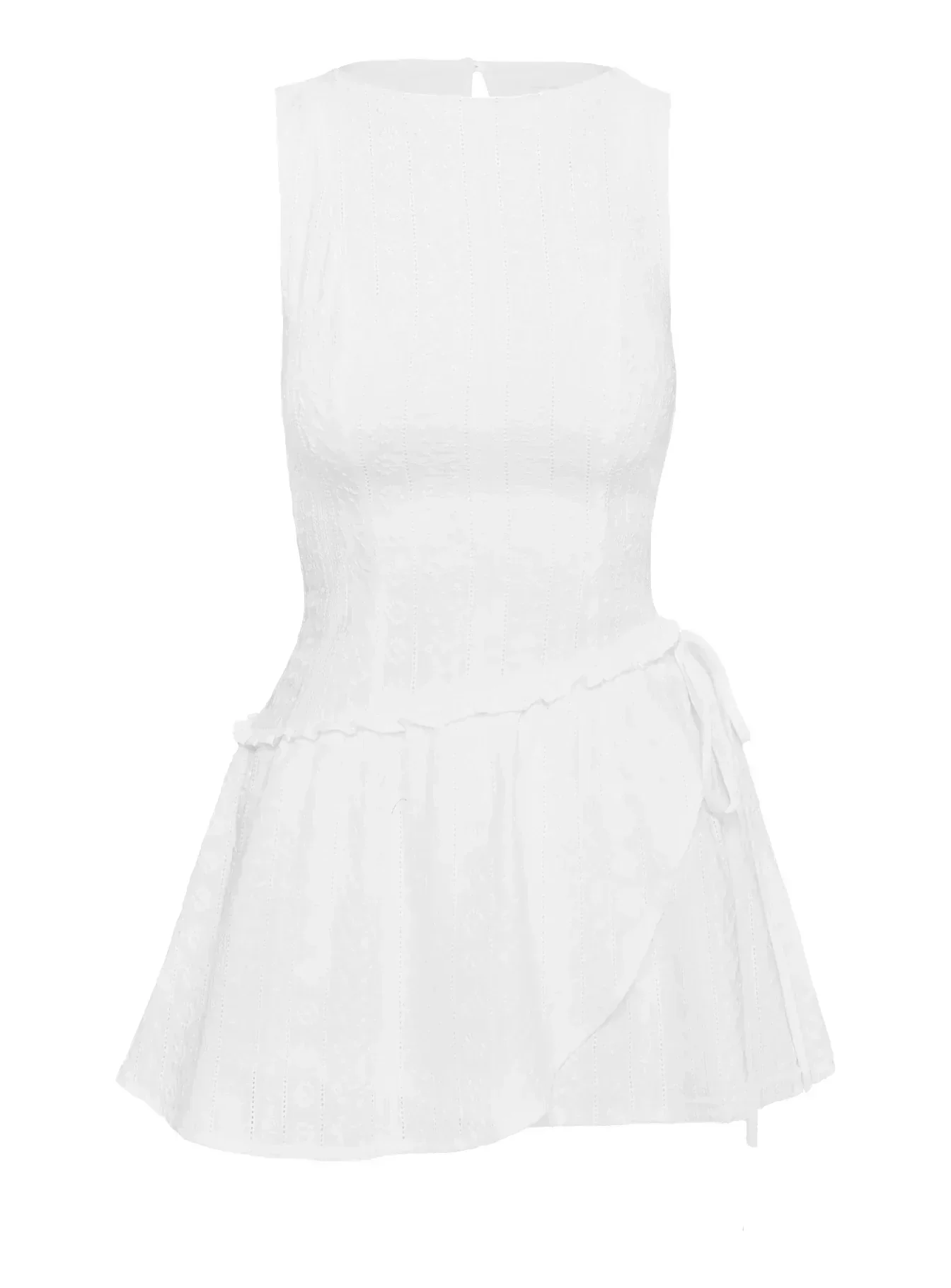 Cosie Mini Dress White - luluinthesky