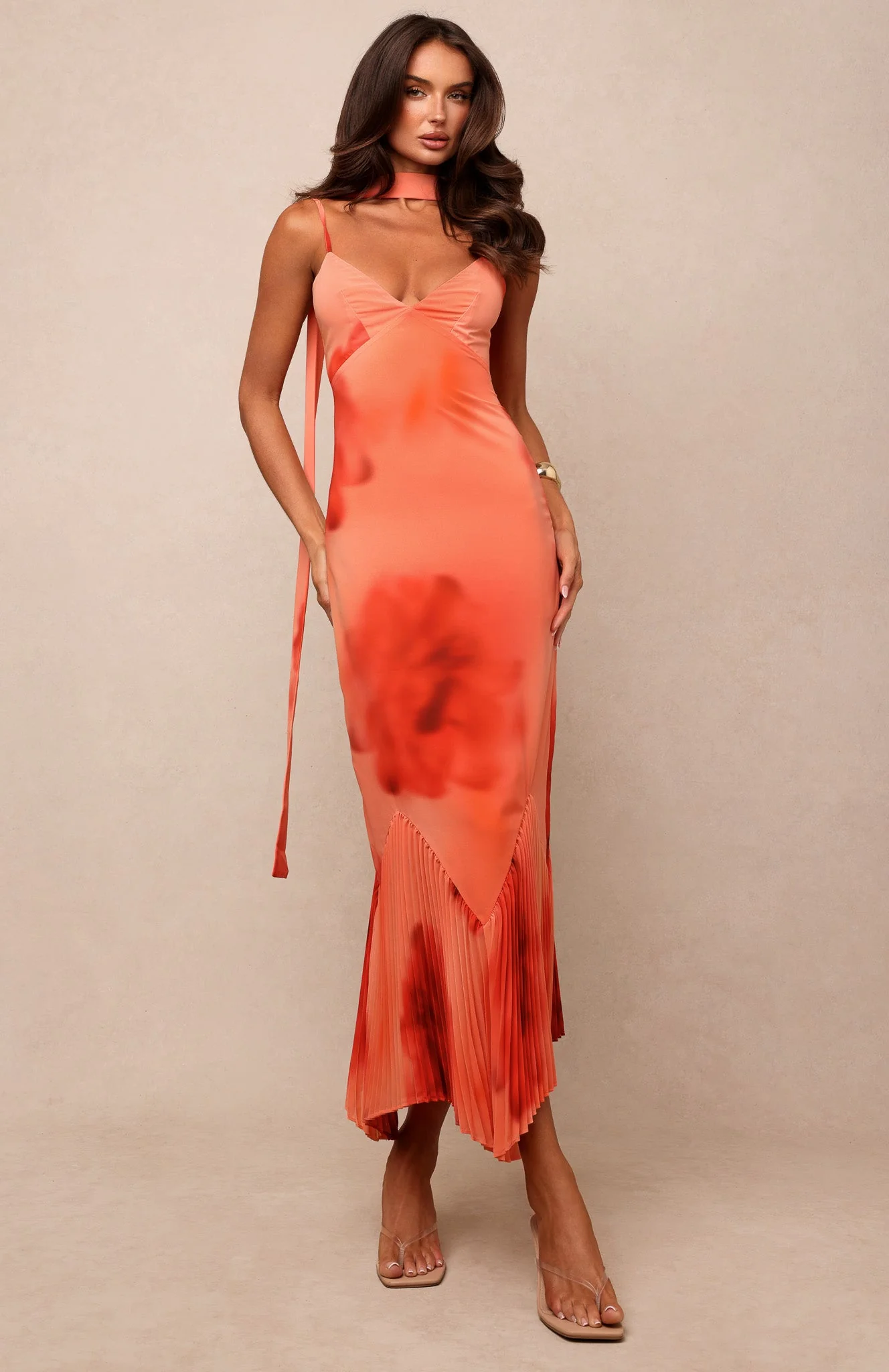 See You Later Maxi Dress Amber Bloom - FASHION NOB
