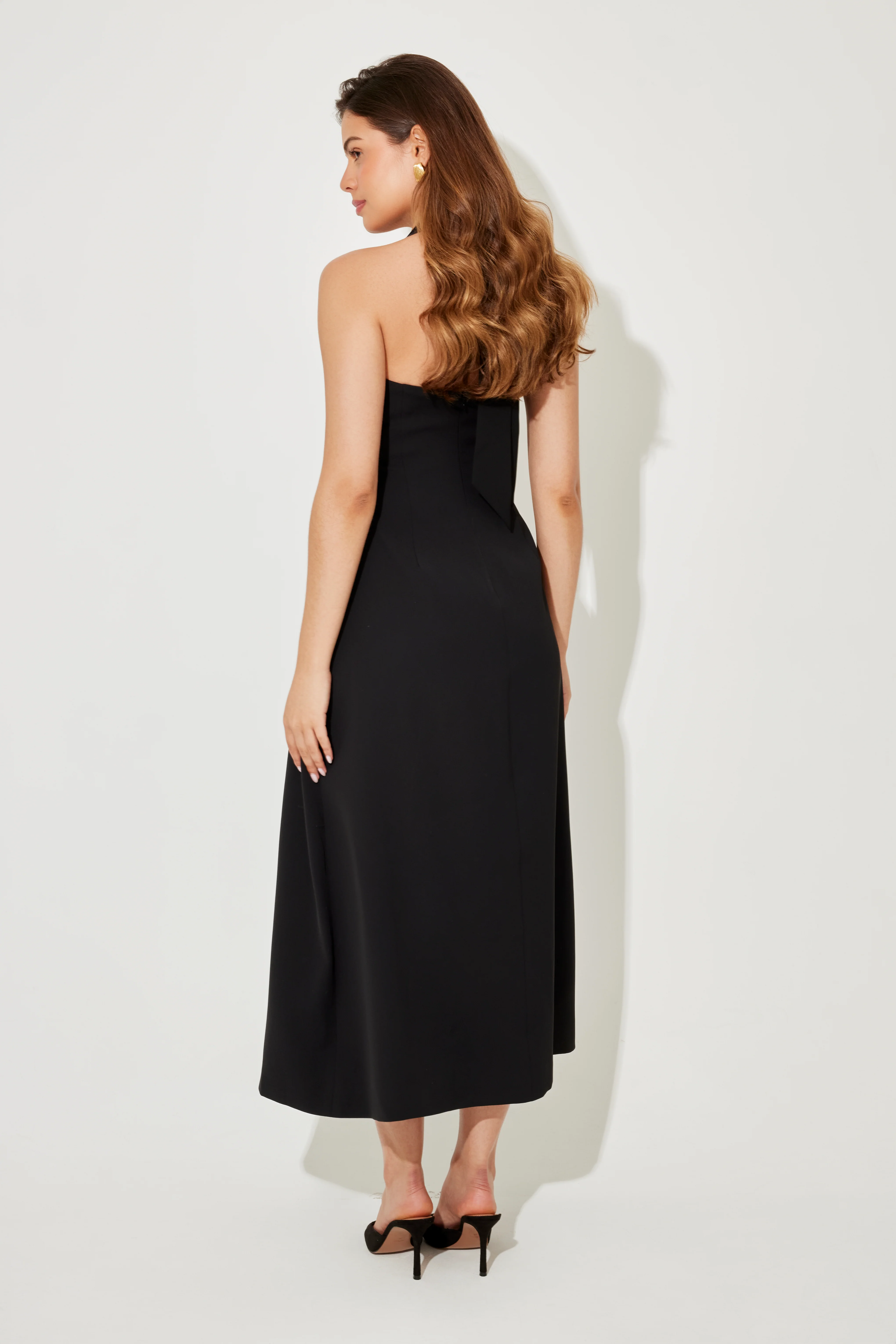 Volume Midi Dress