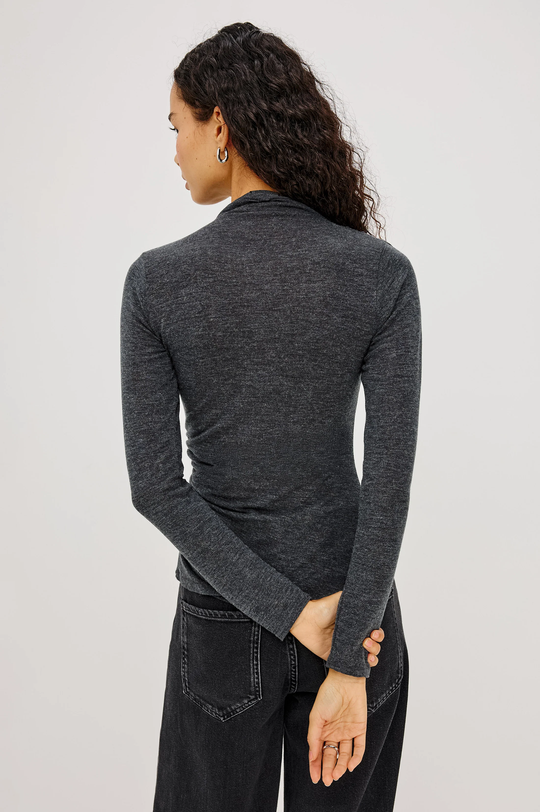 Joelle Top - Charcoal