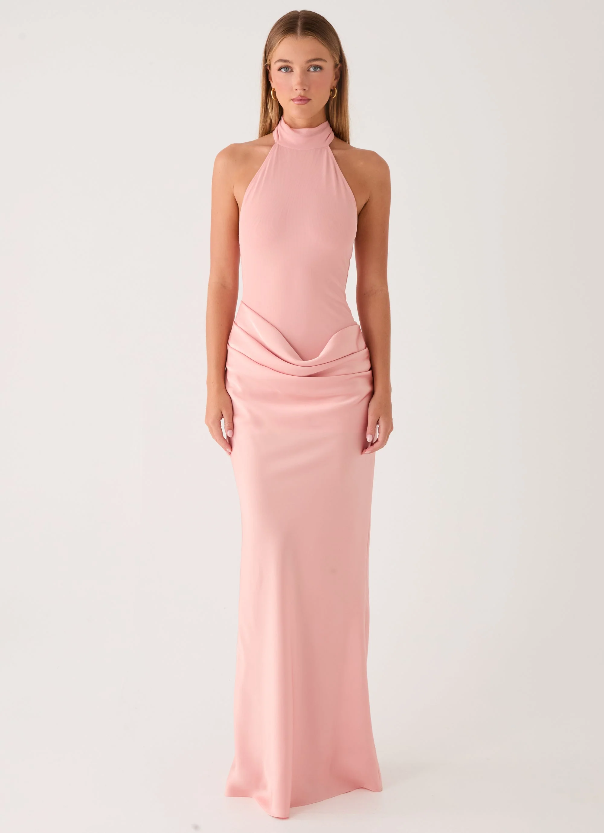 Kiyah Maxi Dress - Peach - luluinthesky