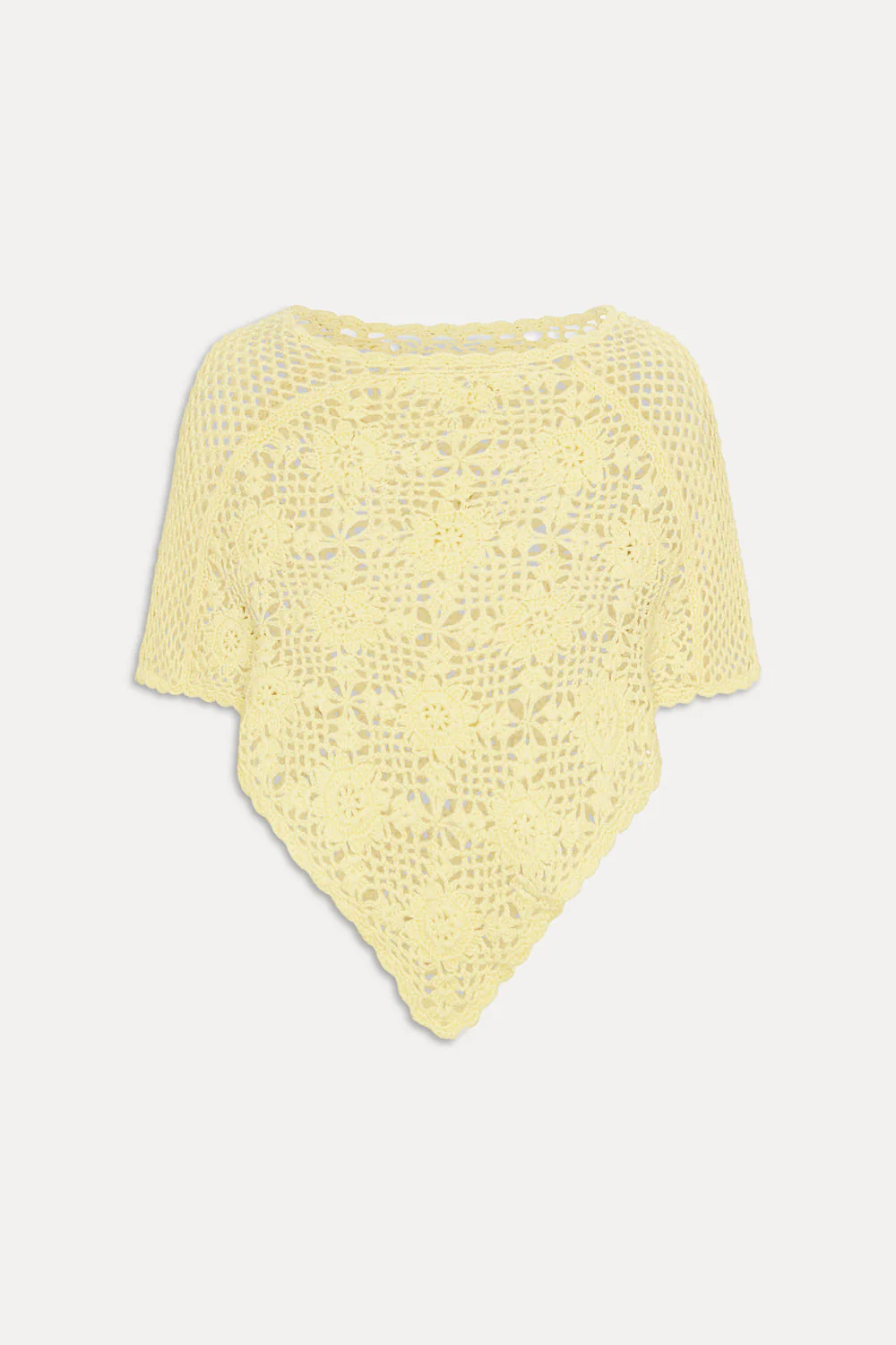Sophie Crochet Poncho - Whipped Butter