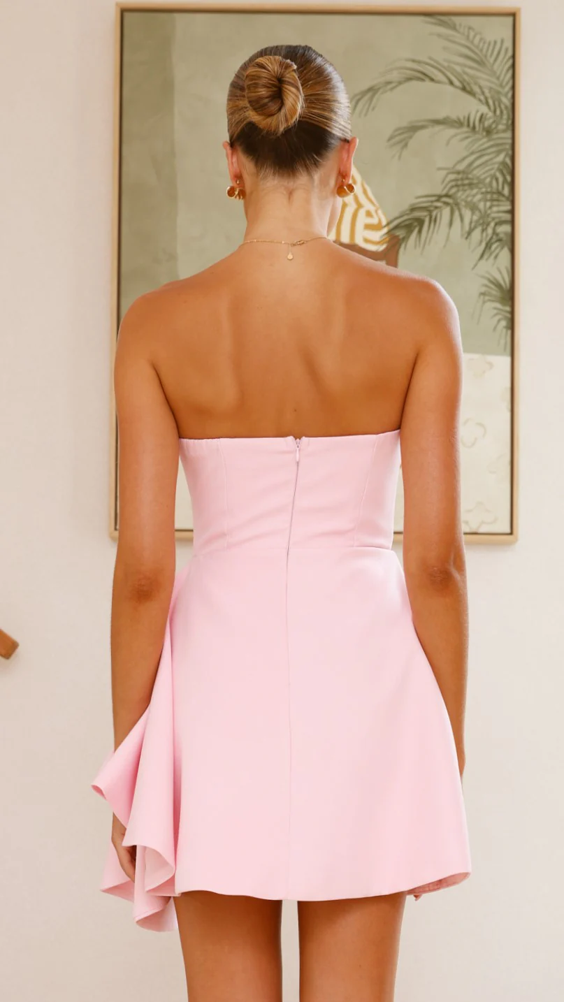 Hanae Mini Dress - Pink