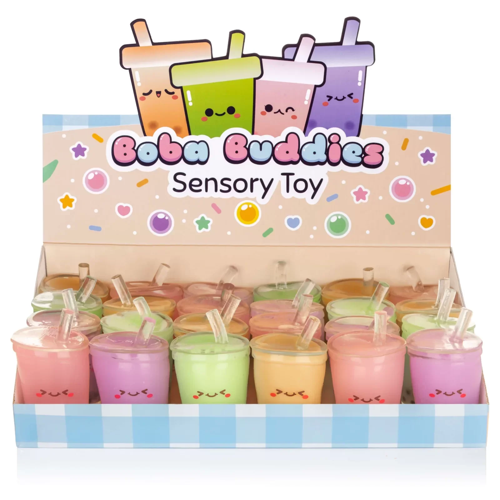 Boba Buddies Squishy Sensory Fidget Toy (1pc) Ships Assorted