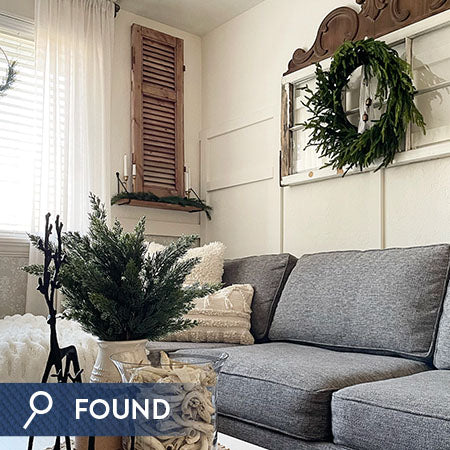 FOUND 44 Inch 1800s French Shutter