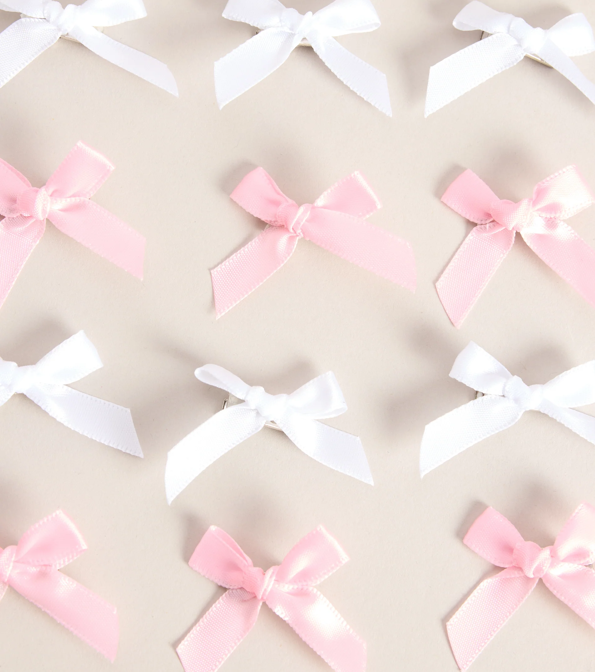 Bow Mood Mini Hair Clip Set