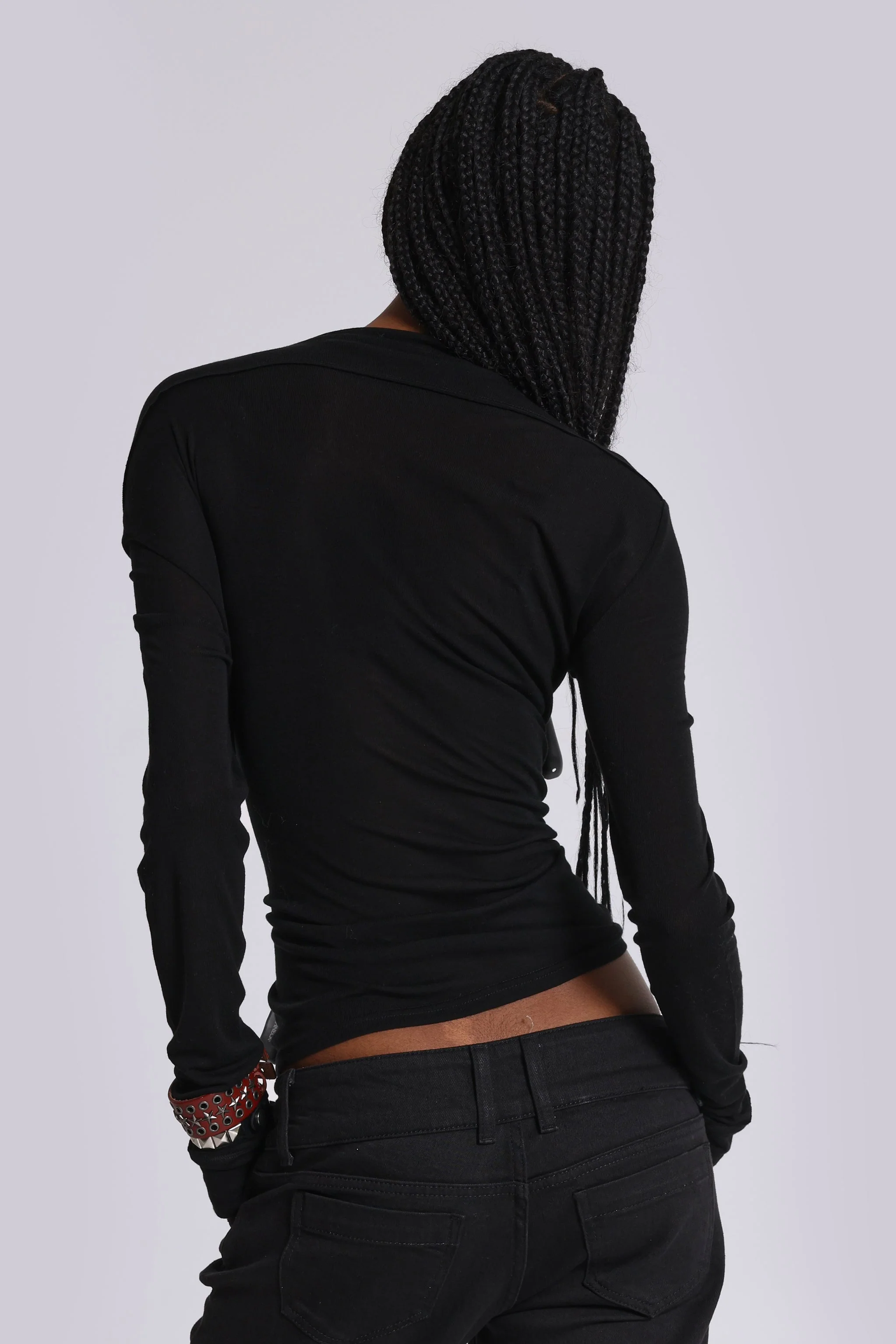 Black Haze Henley Top