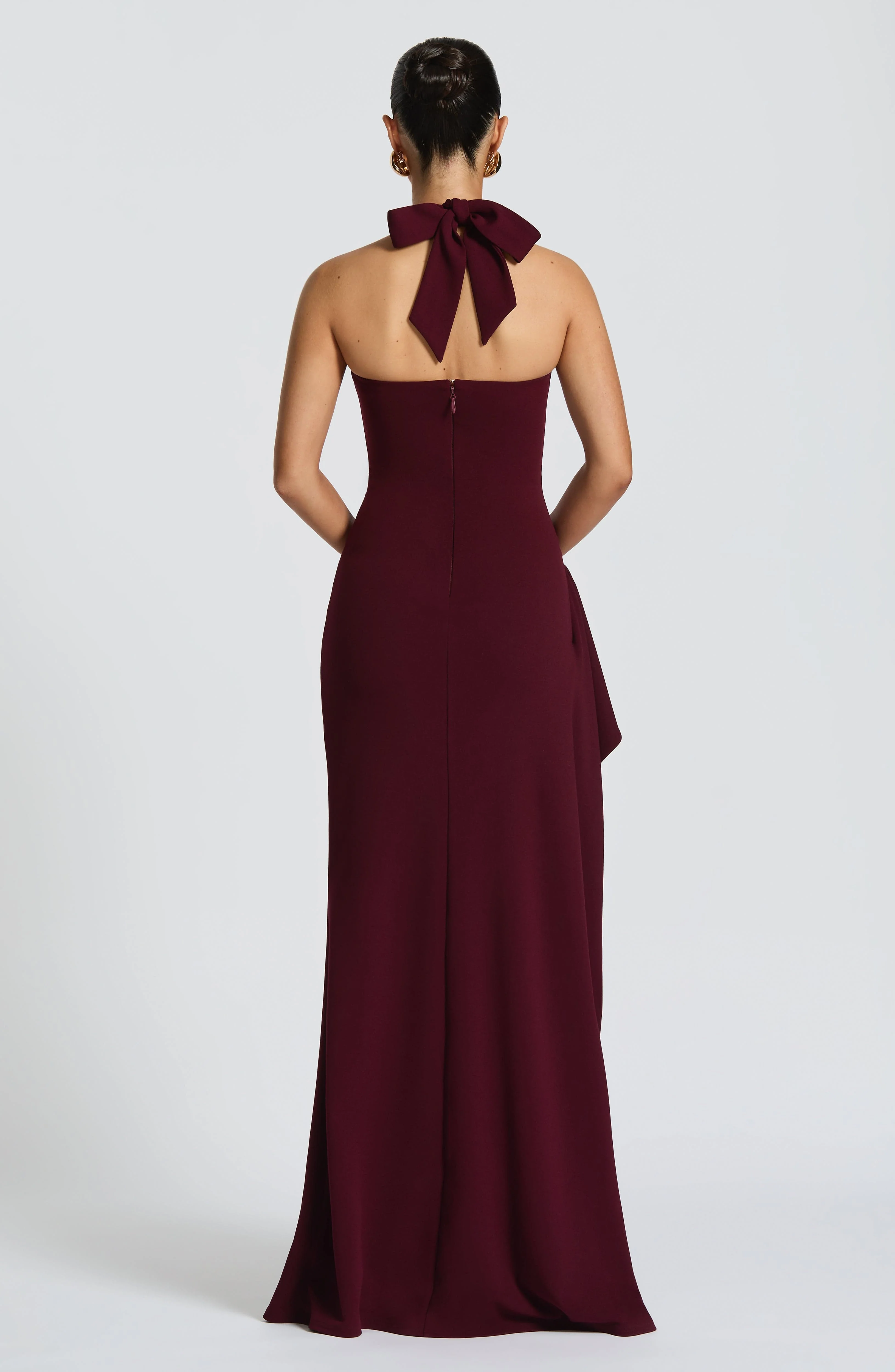 Genette Maxi Dress - Cherry Lacquer