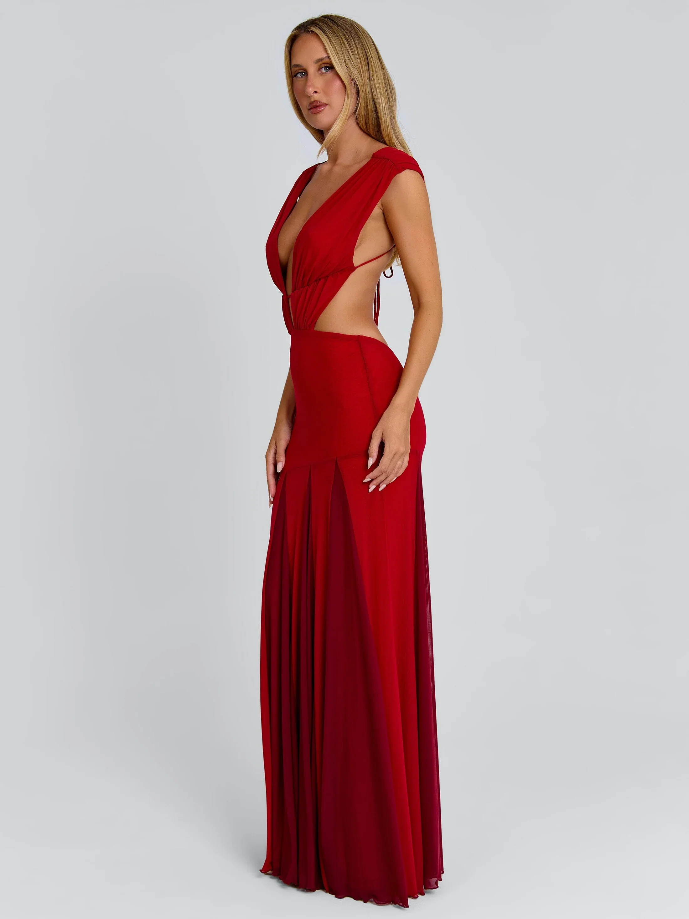 Ellapink THESSA MAXI DRESS RED