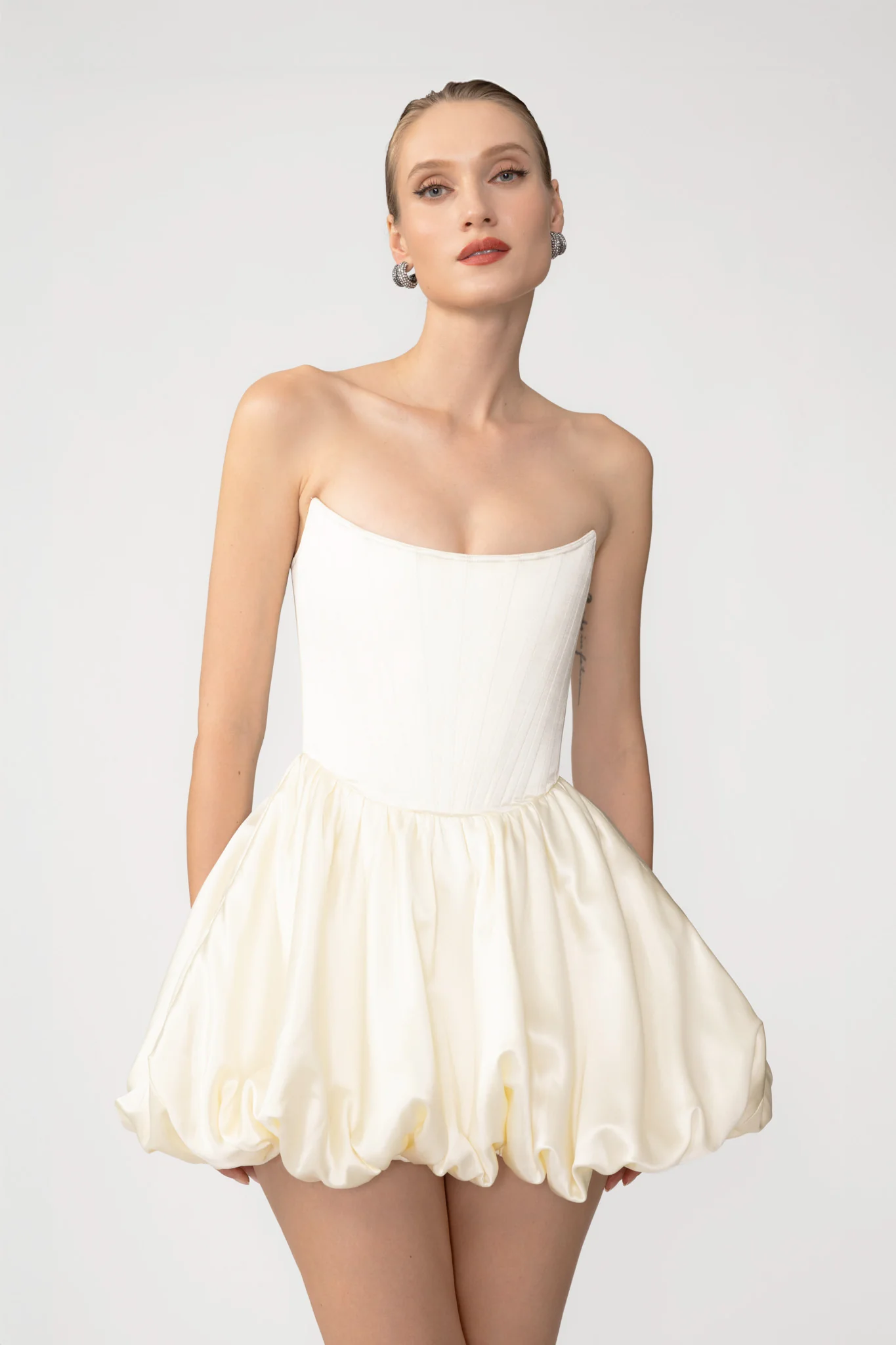 Lydia Satin Mini Dress