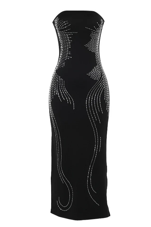 Disturbia Embellished Maxi Dress