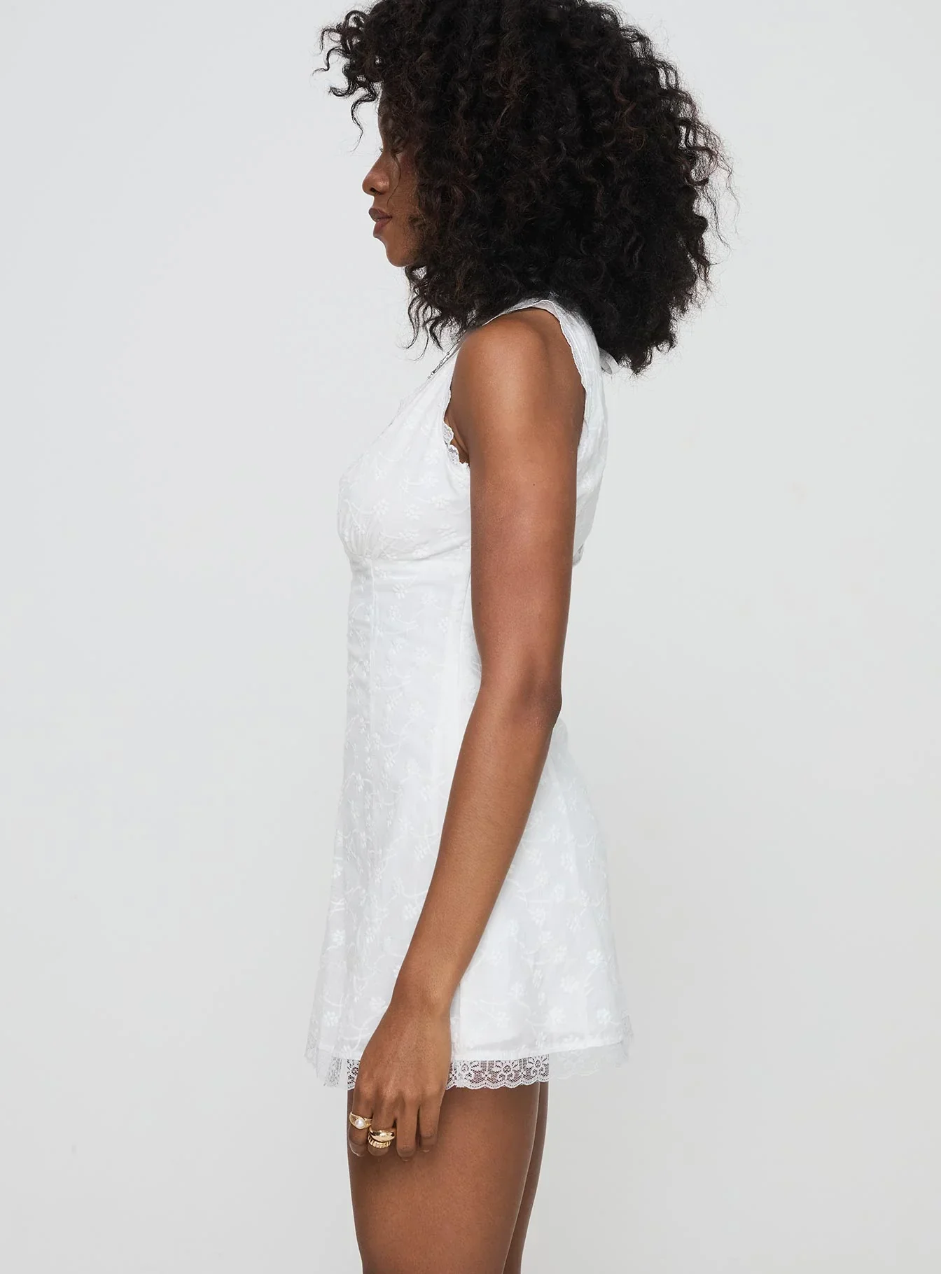 Gimmie Mini Dress White - luluinthesky