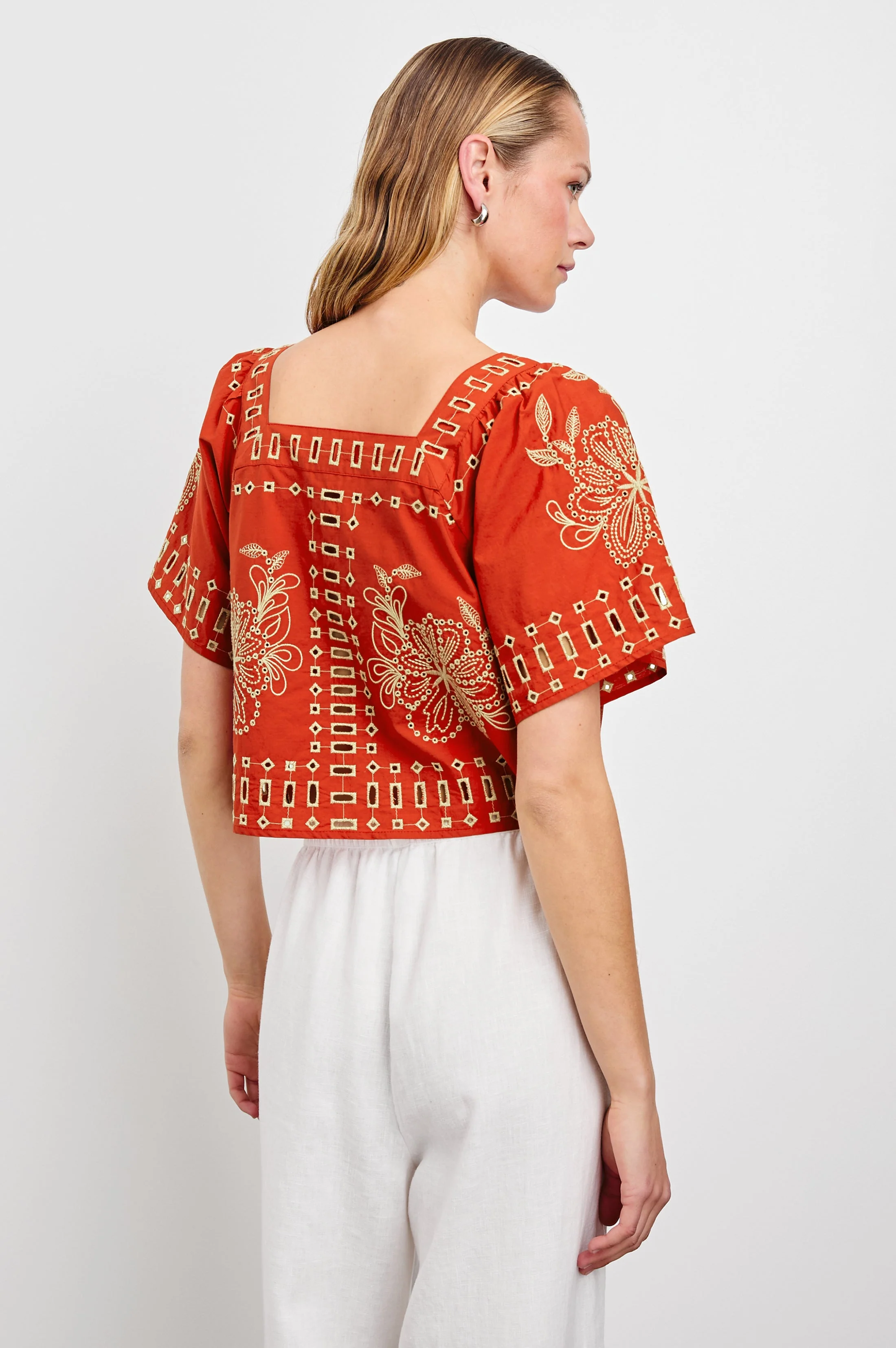 Laine Top - Terracotta