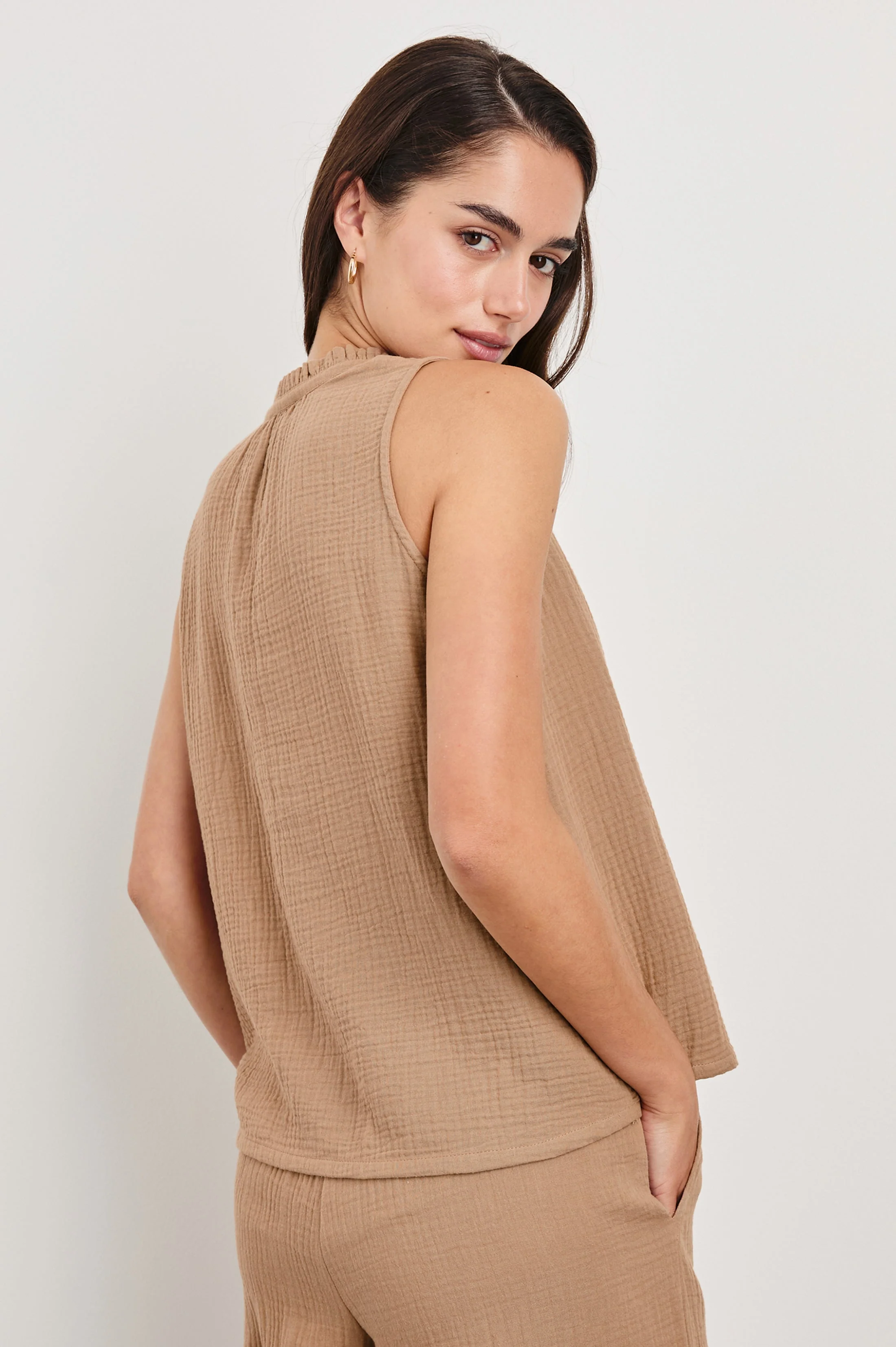 Christy Top - Taupe