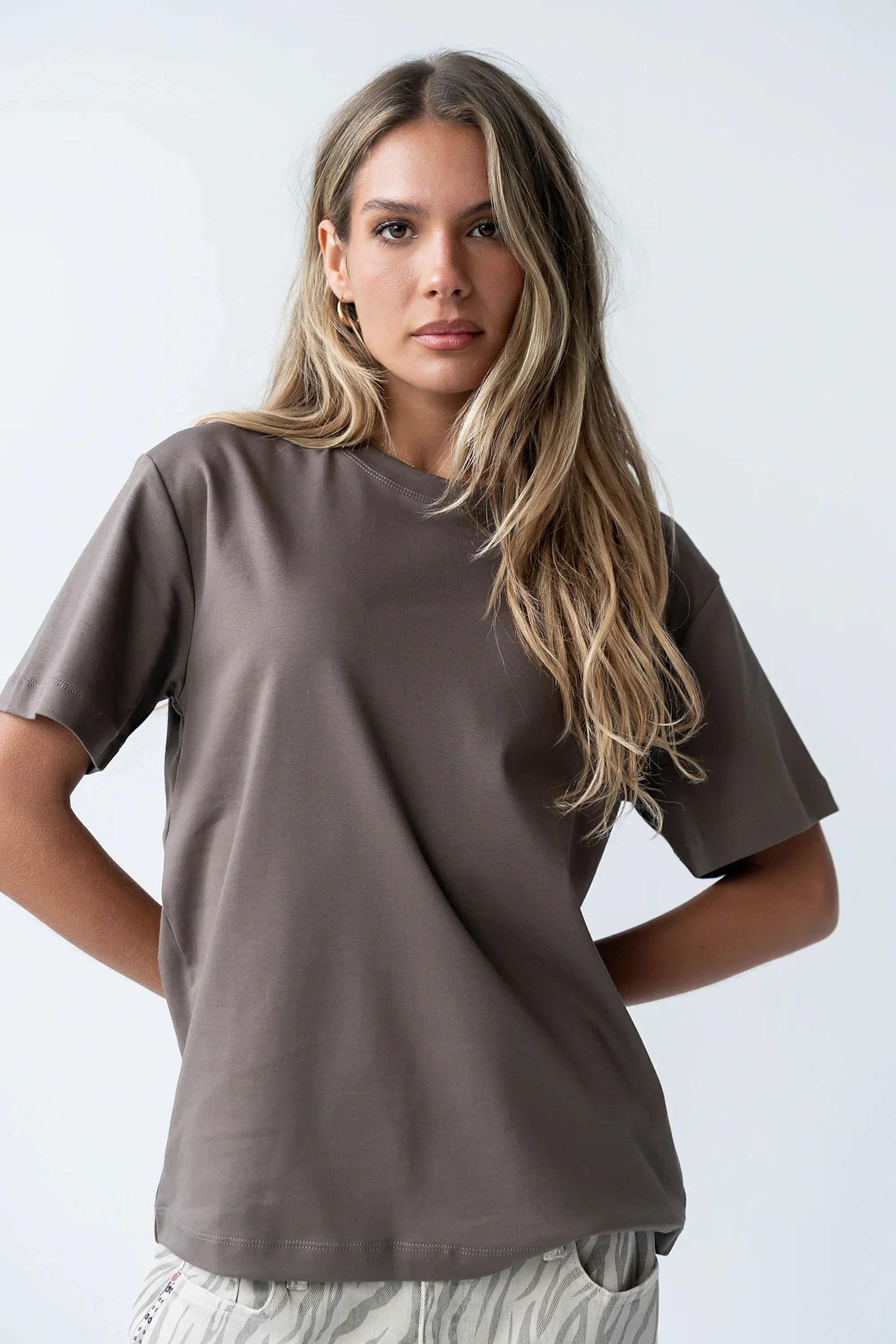 Chance Tee in Brown