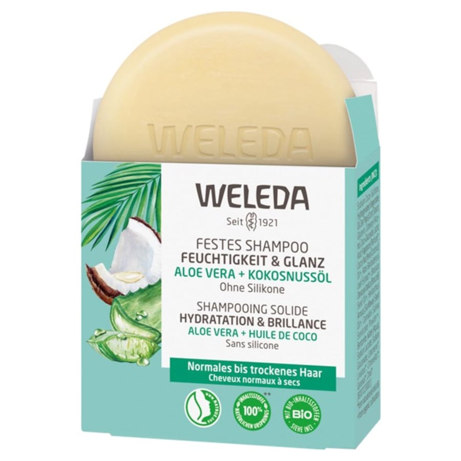WELEDA Shampoo Stały szampon nawilżający i nabłyszczający