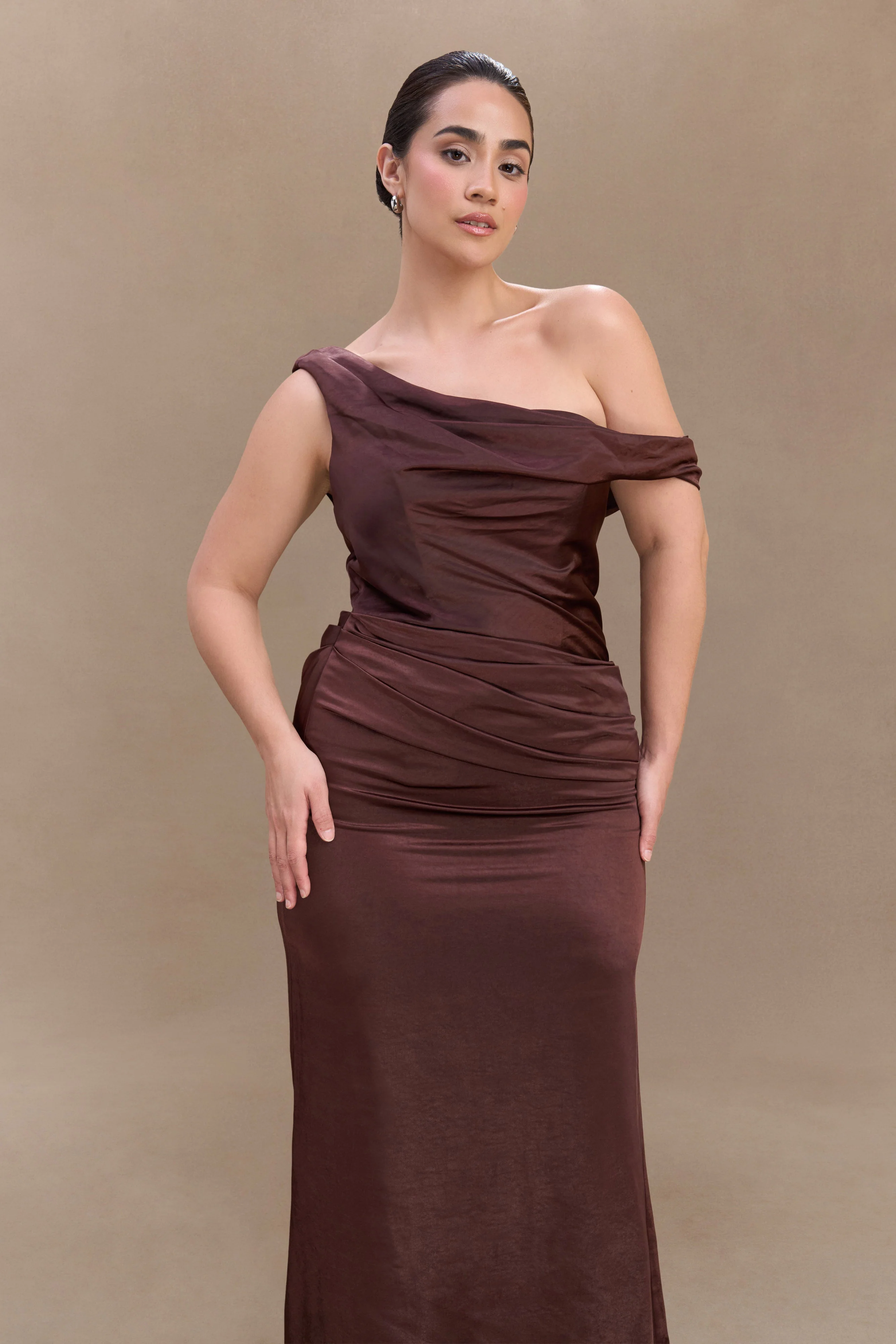 Dalia-Off-Shoulder-Satin-Maxi-Dress-Dark-Chocolate