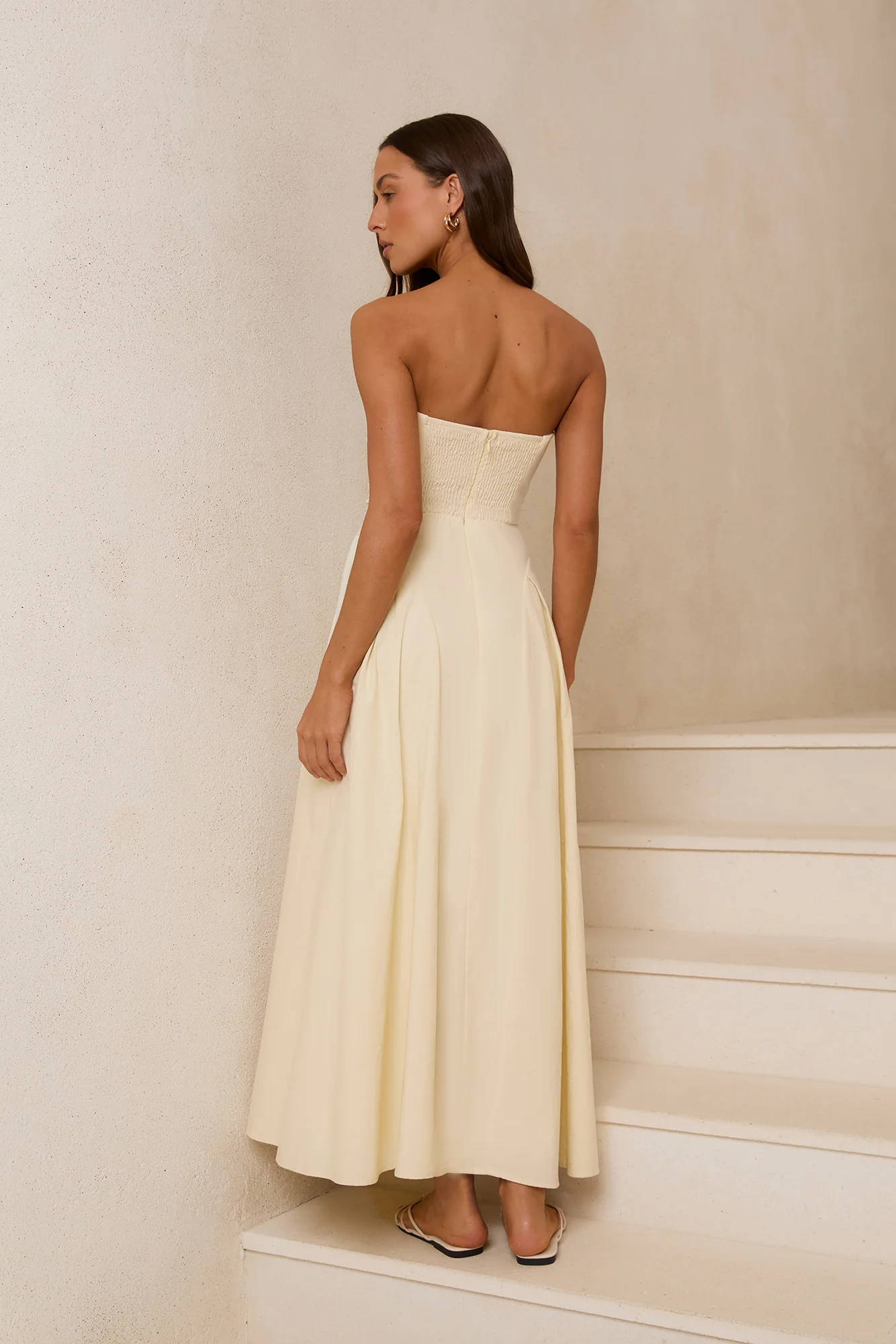 Angel Whispers Maxi Dress Yellow - luluinthesky