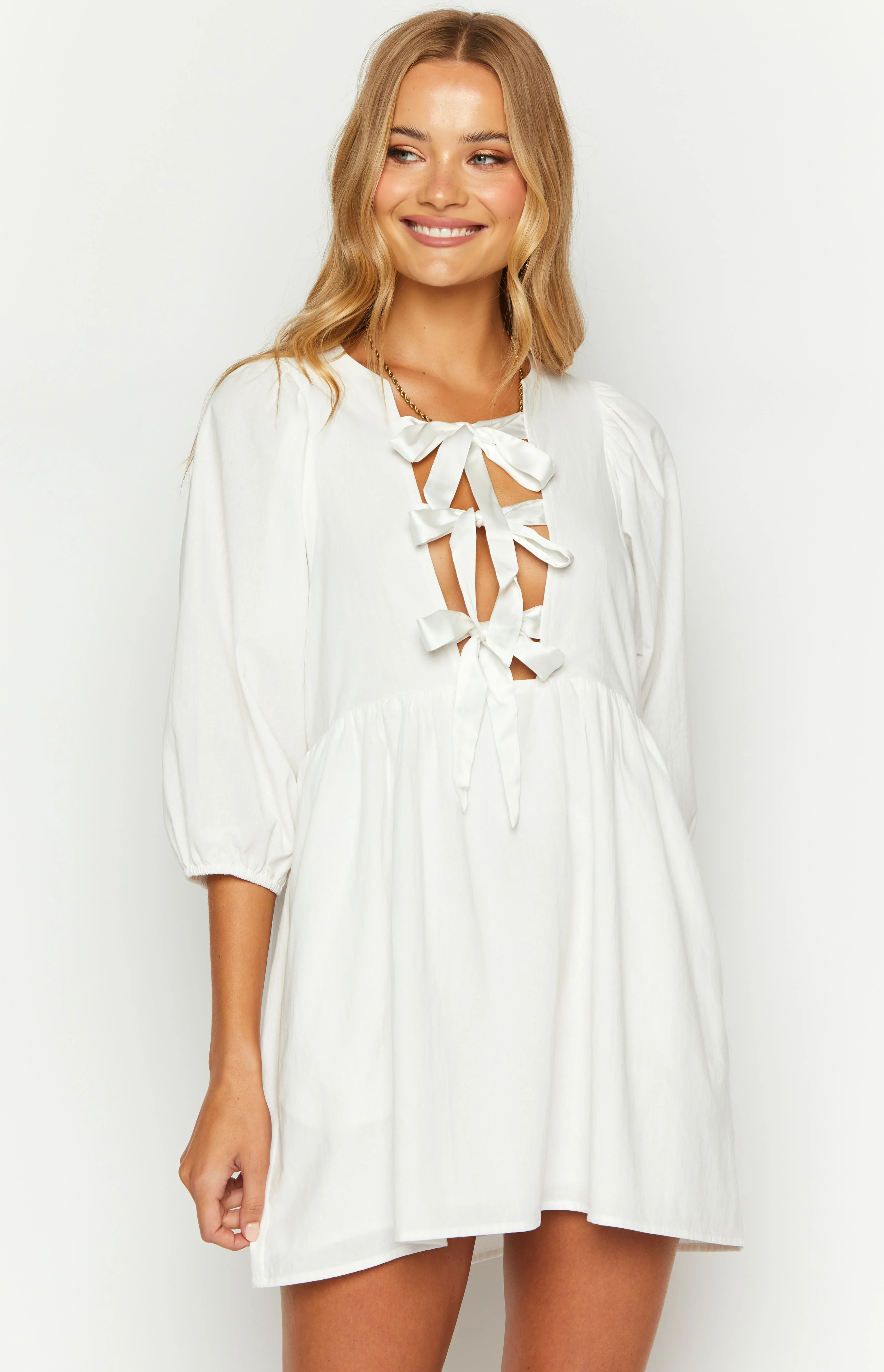 Issy White Mini Dress