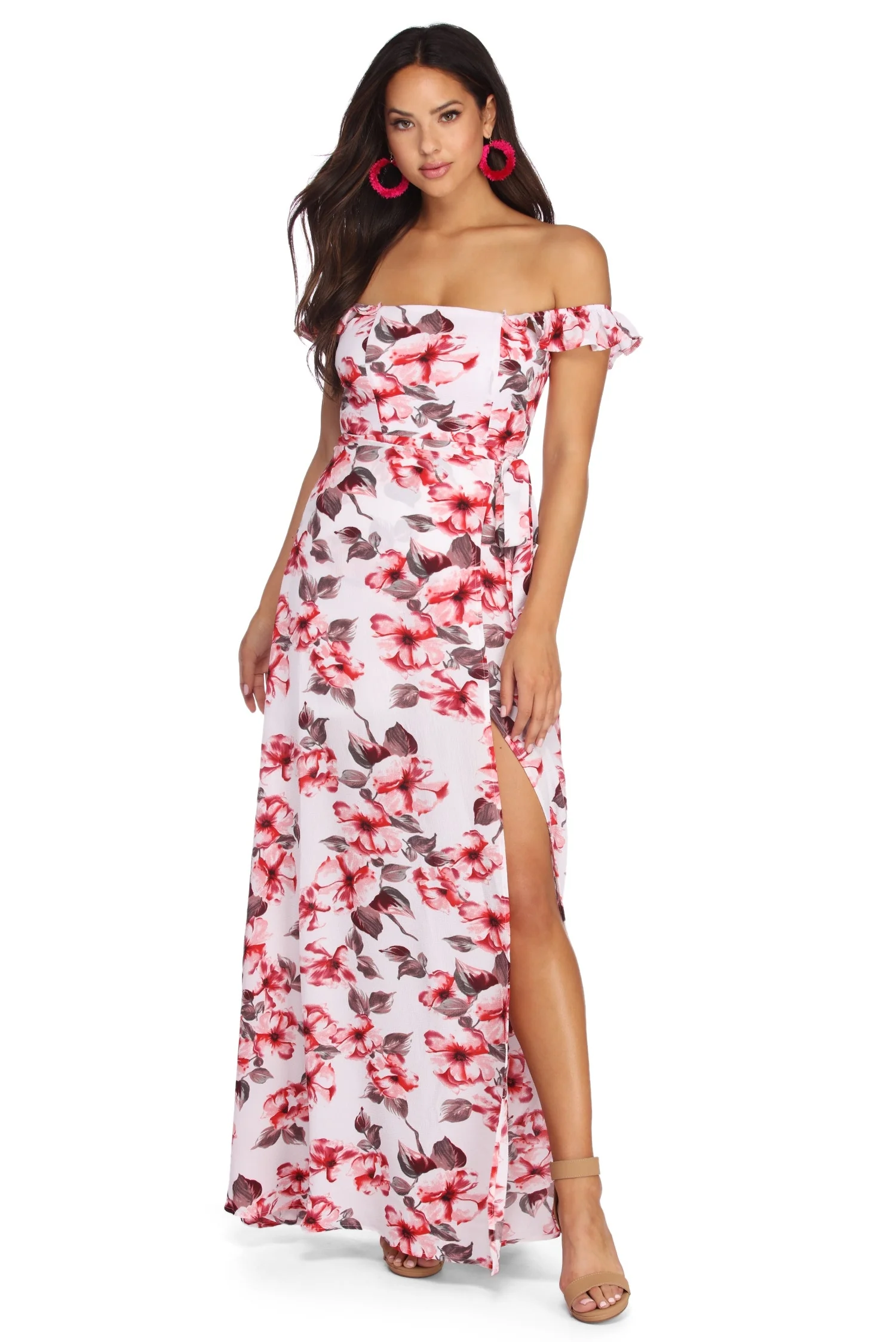 Spring With Florals Maxi Dress