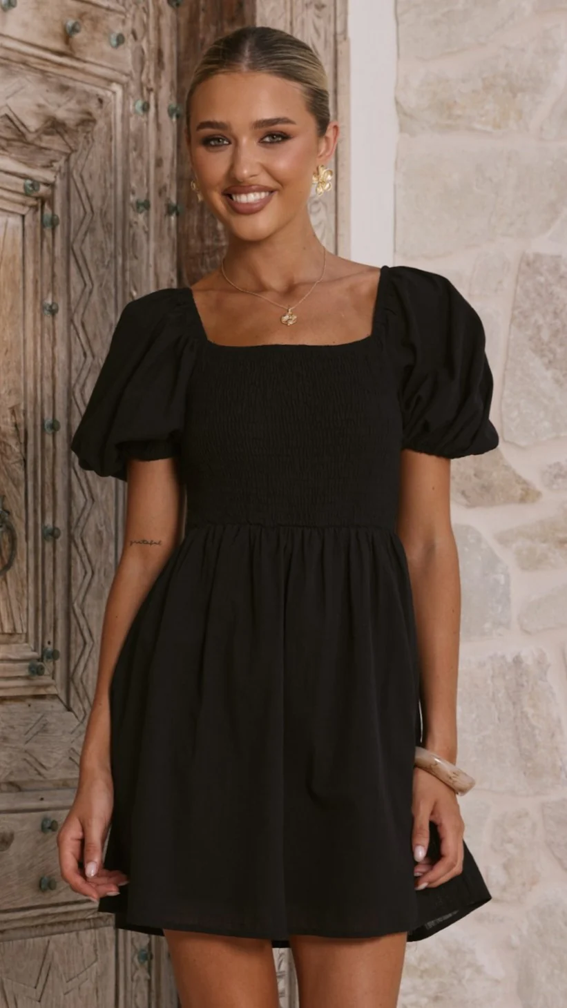 Marissa Mini Dress - Black