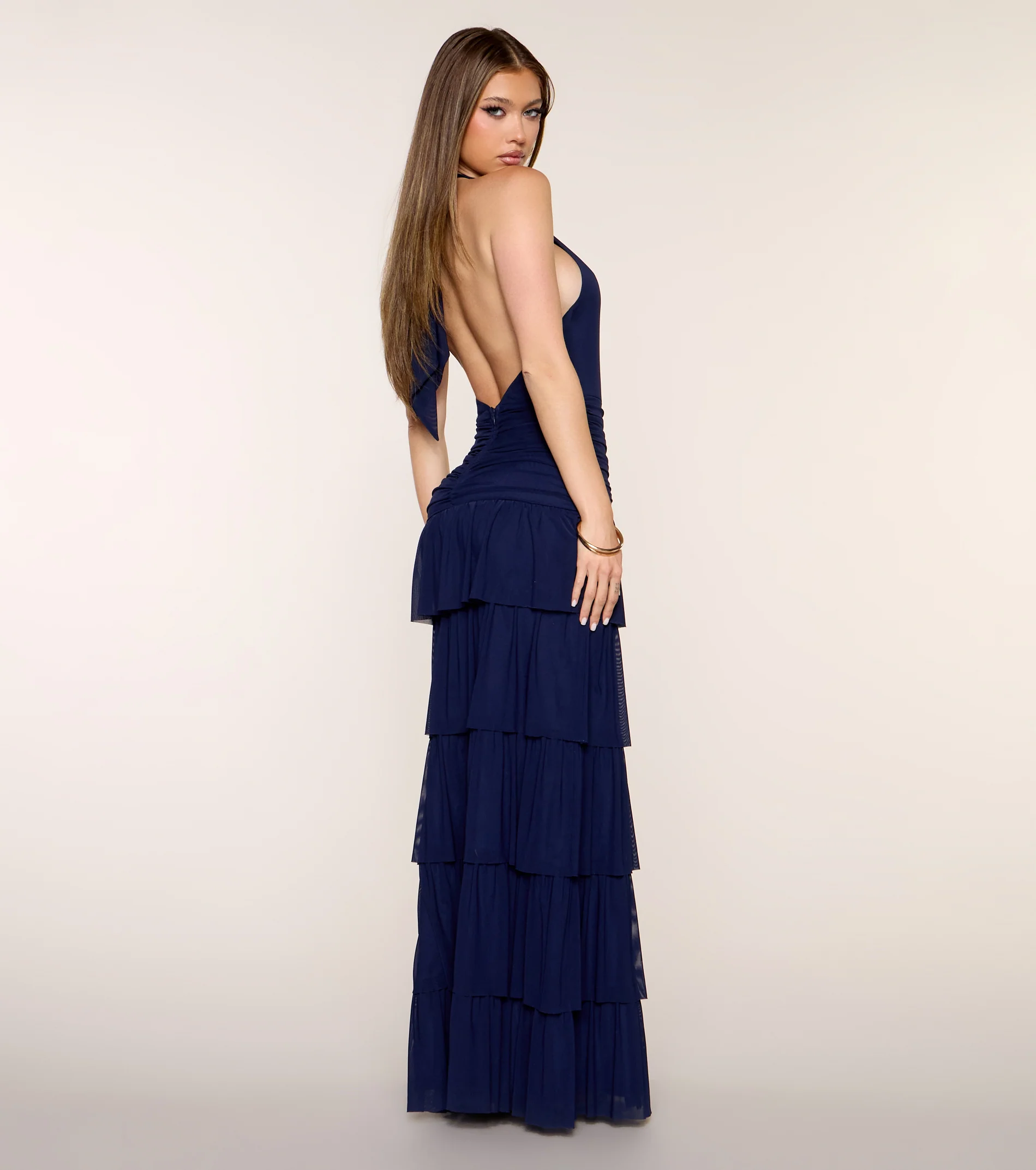 Airy Chic Open Back Maxi Dress - luluinthesky