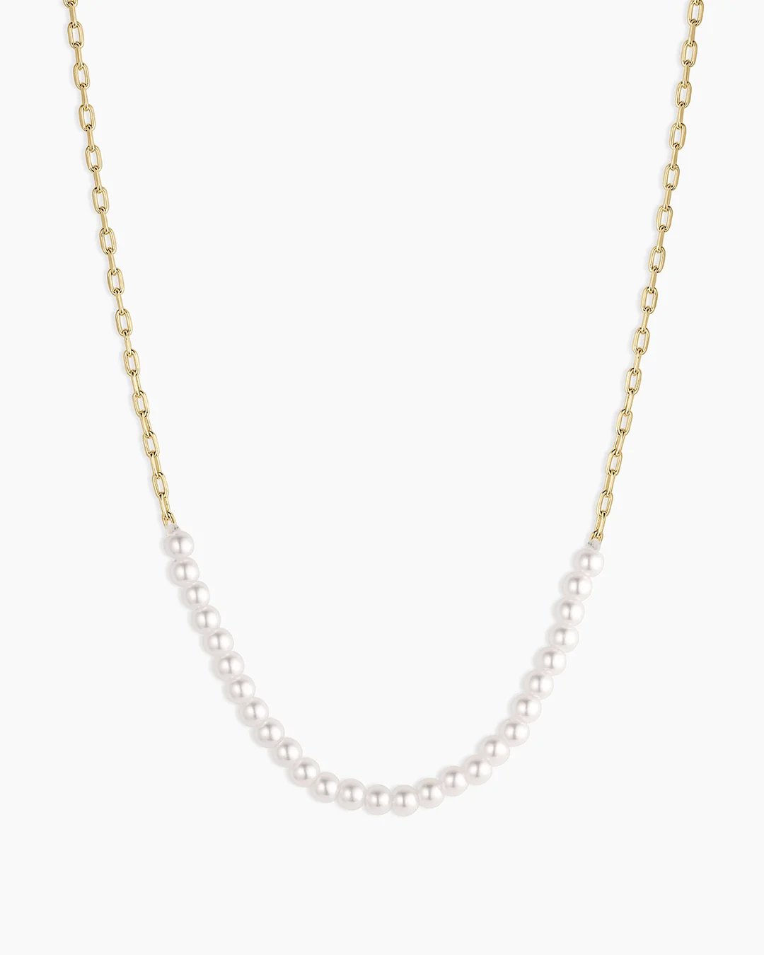 Finley Pearl Row Necklace