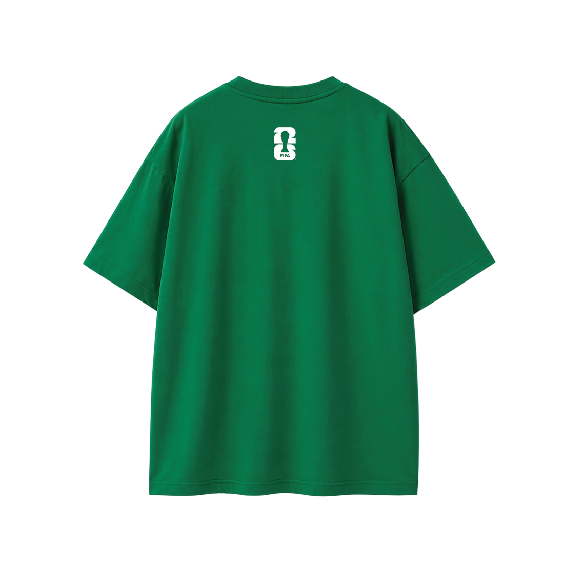 WORLD CUP Oversize Men S/S Round Neck Green EST1108-3-GRN