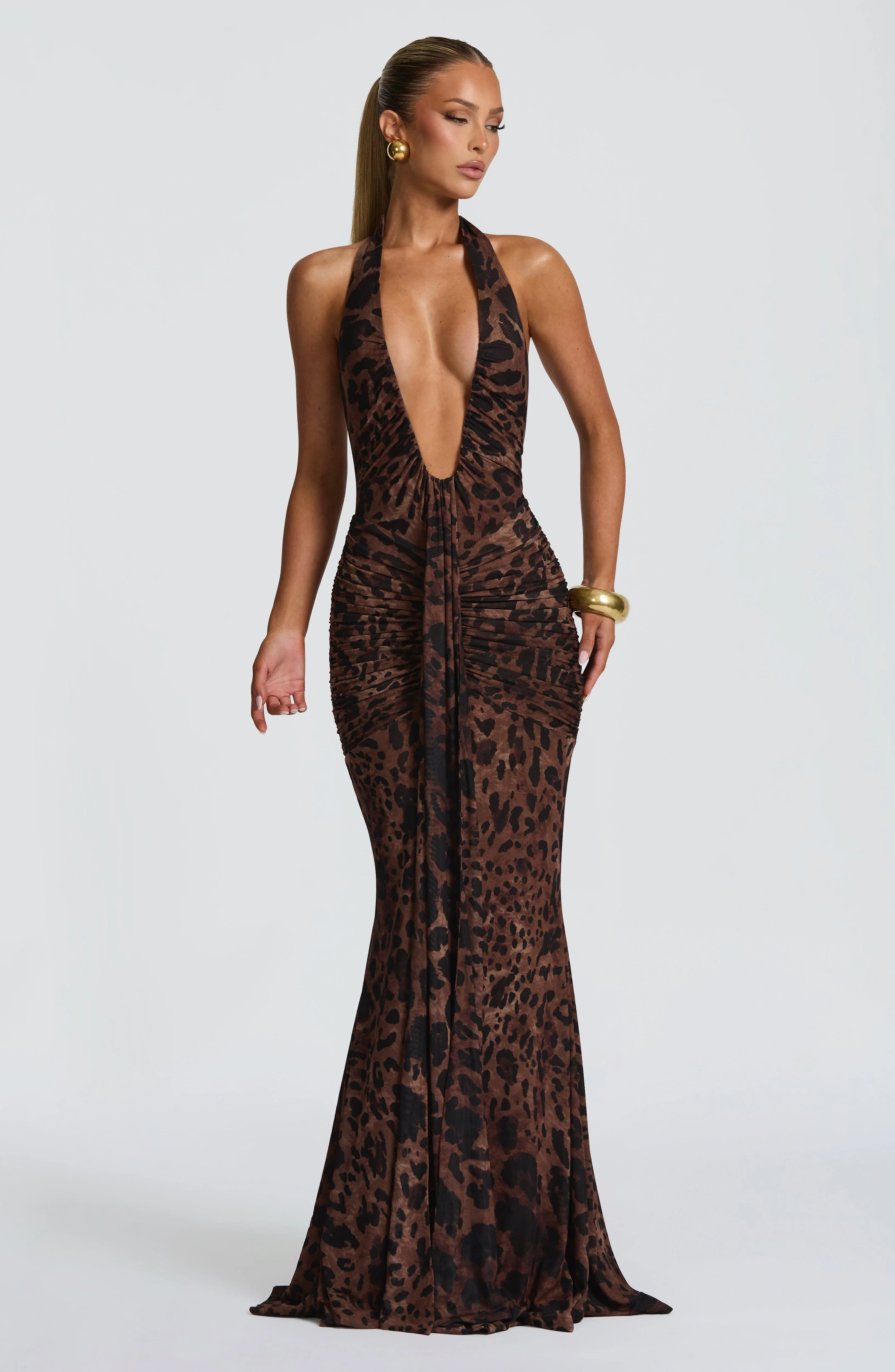 Rosetta Maxi Dress - Leopard Print