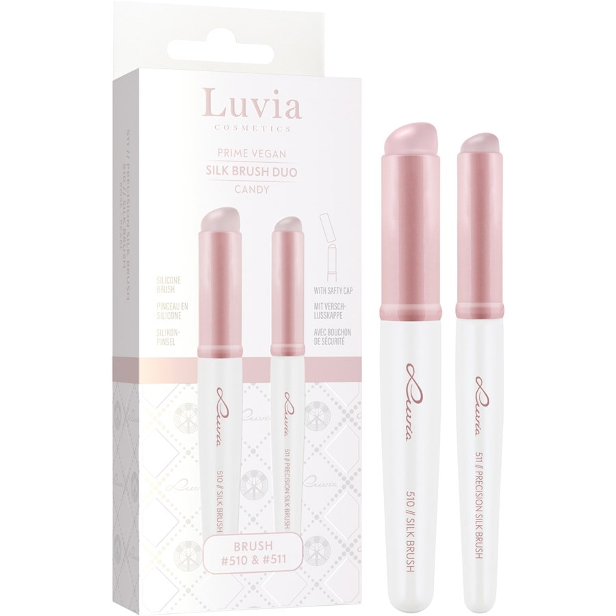 Luvia Cosmetics Face brush Silk Brush Duo Cukierki
