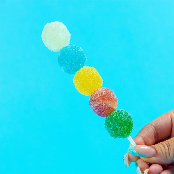 Silky Gem Crystal Candy Sizzle Pop Sour Mix Skewer (283g)