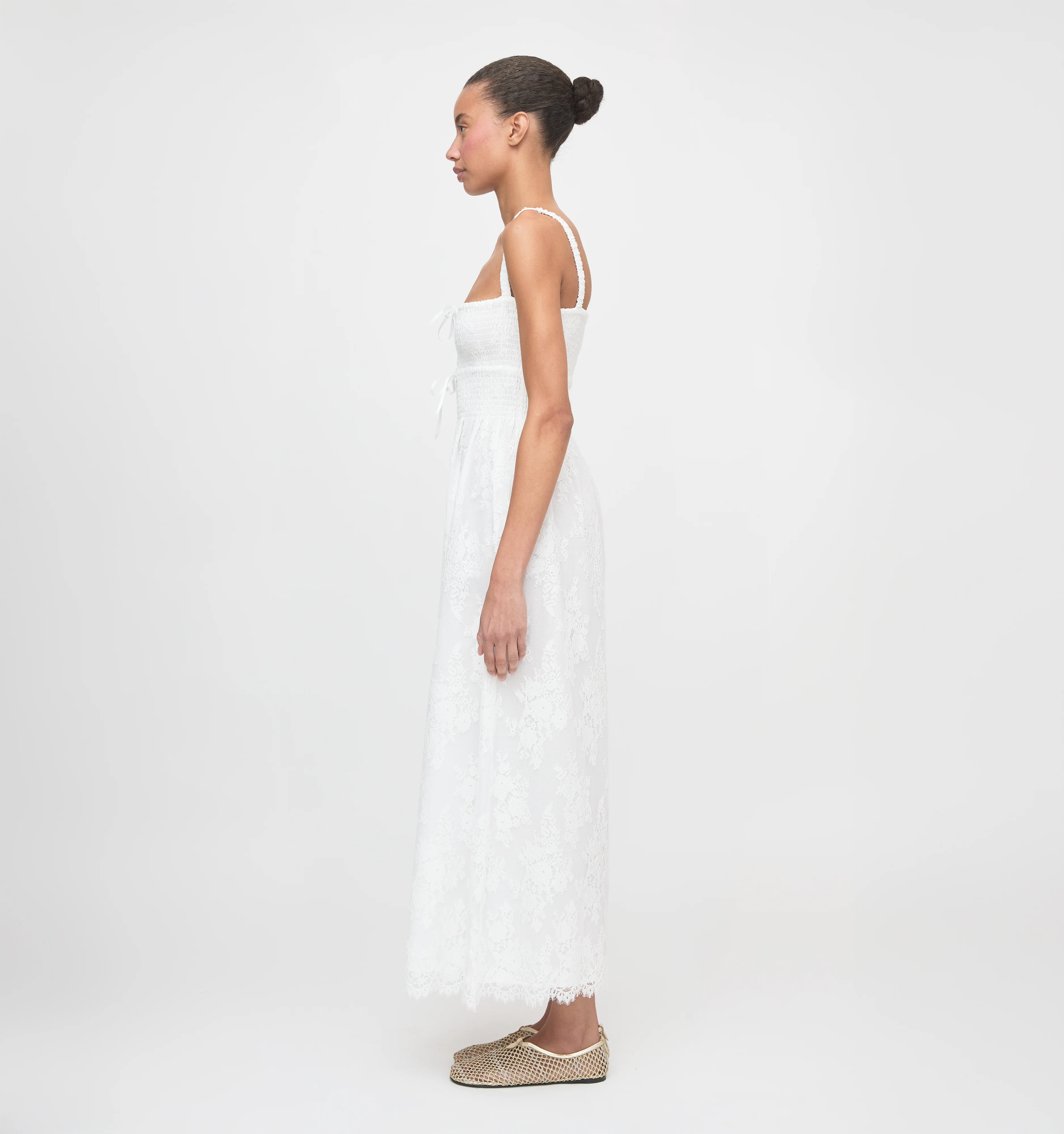 The Larissa Nap Dress - White Magnolia Lace