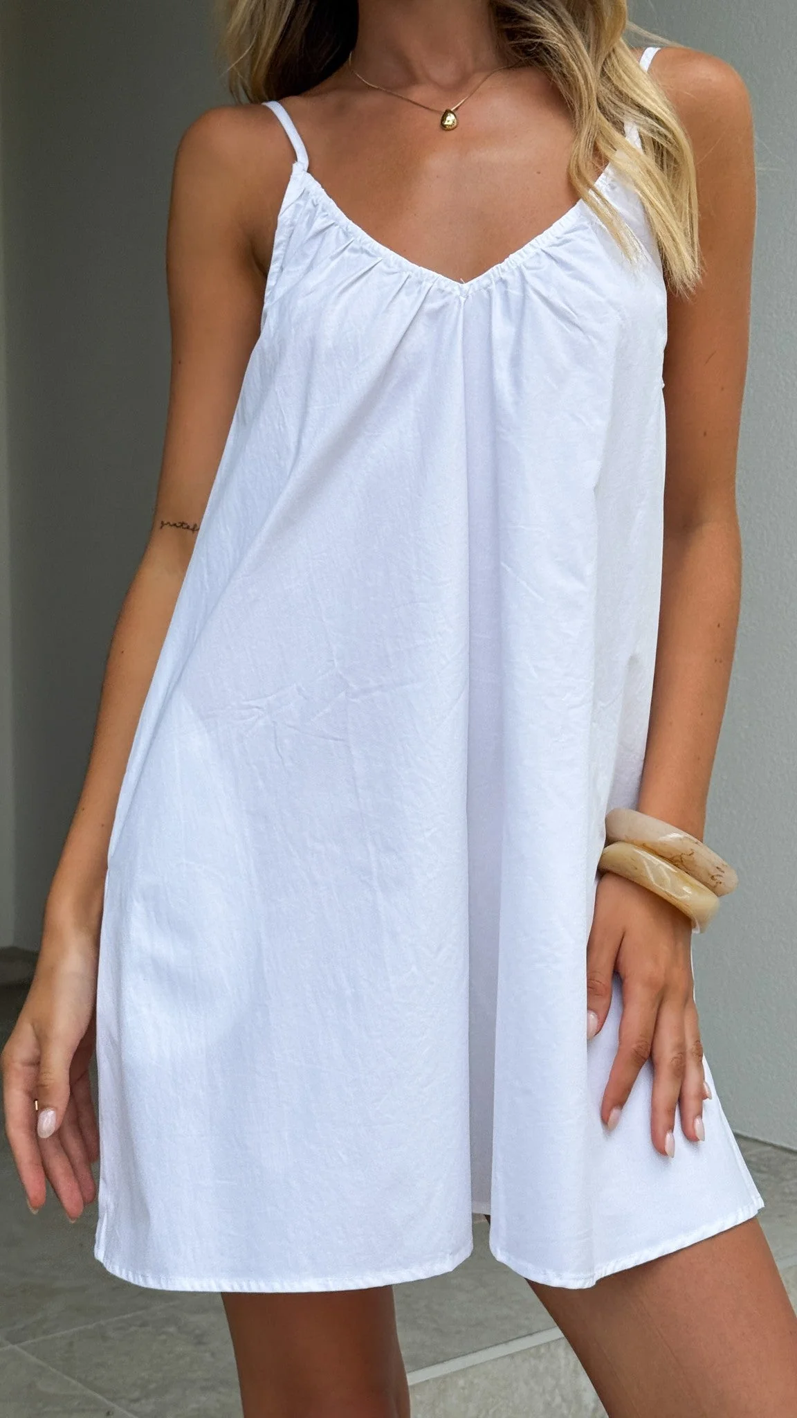 Rainie Mini Dress - White