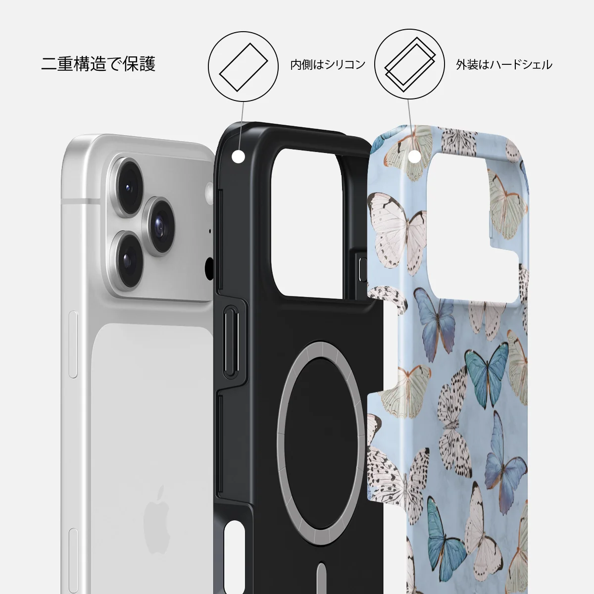 Give Me Butterflies - iPhone 18 Pro ケース