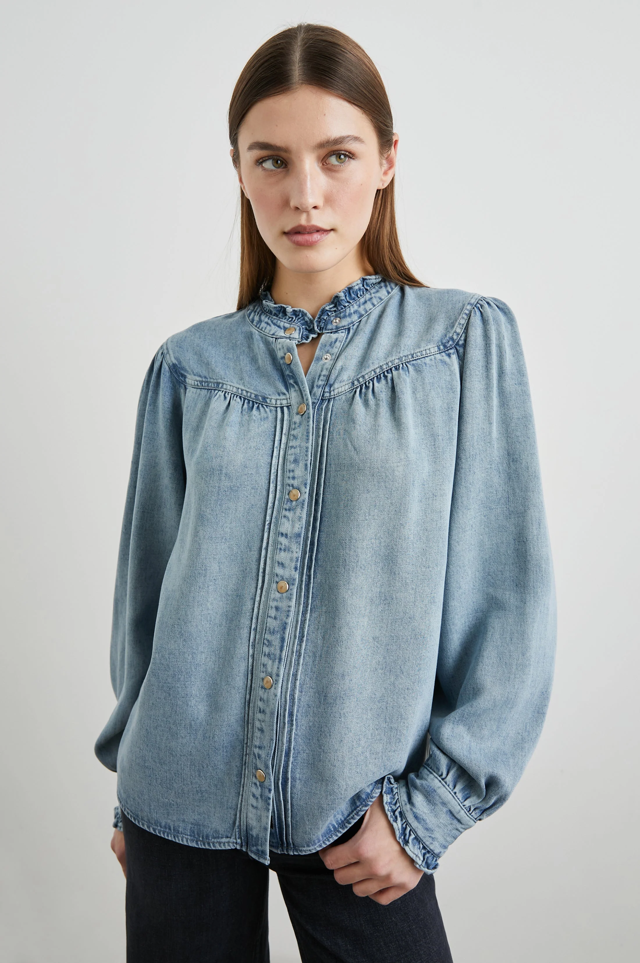 Alanna Shirt - Antique Indigo