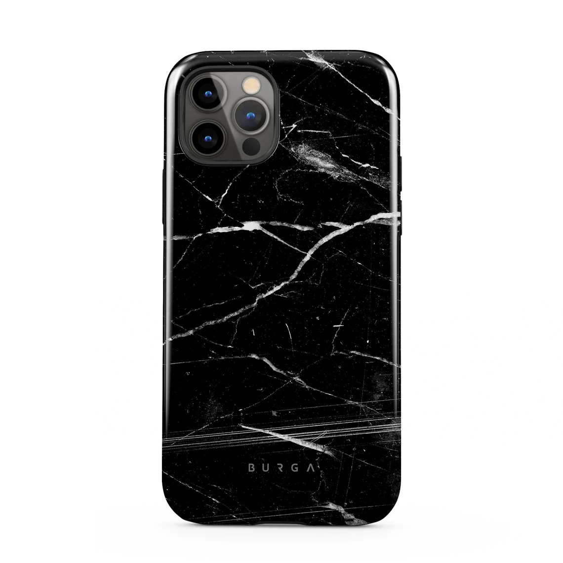 Noir Origin - Black Marble iPhone 12 Pro Max ケース