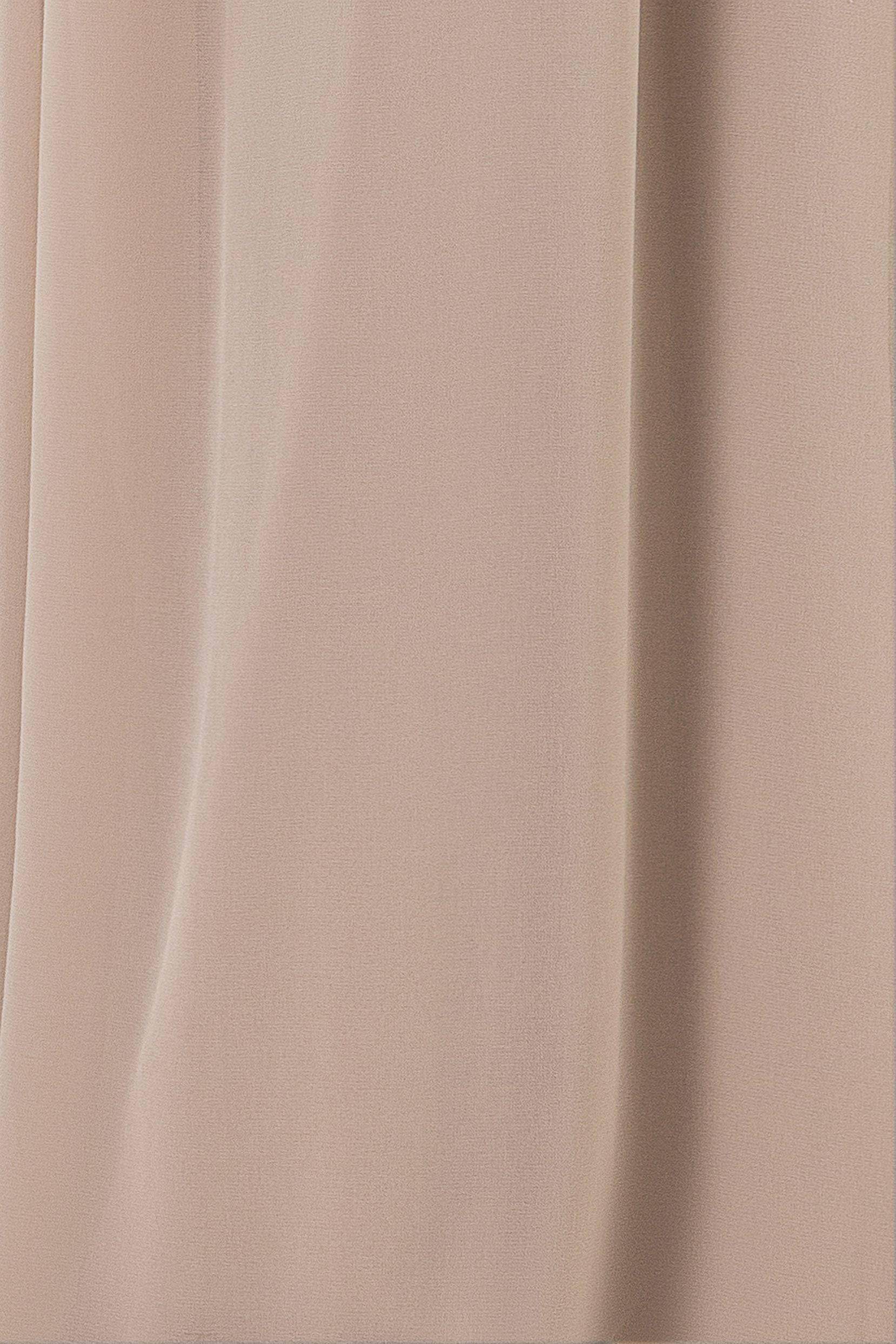 A-Line Sweep-Brush Train Chiffon Bridesmaid Dress CB0454