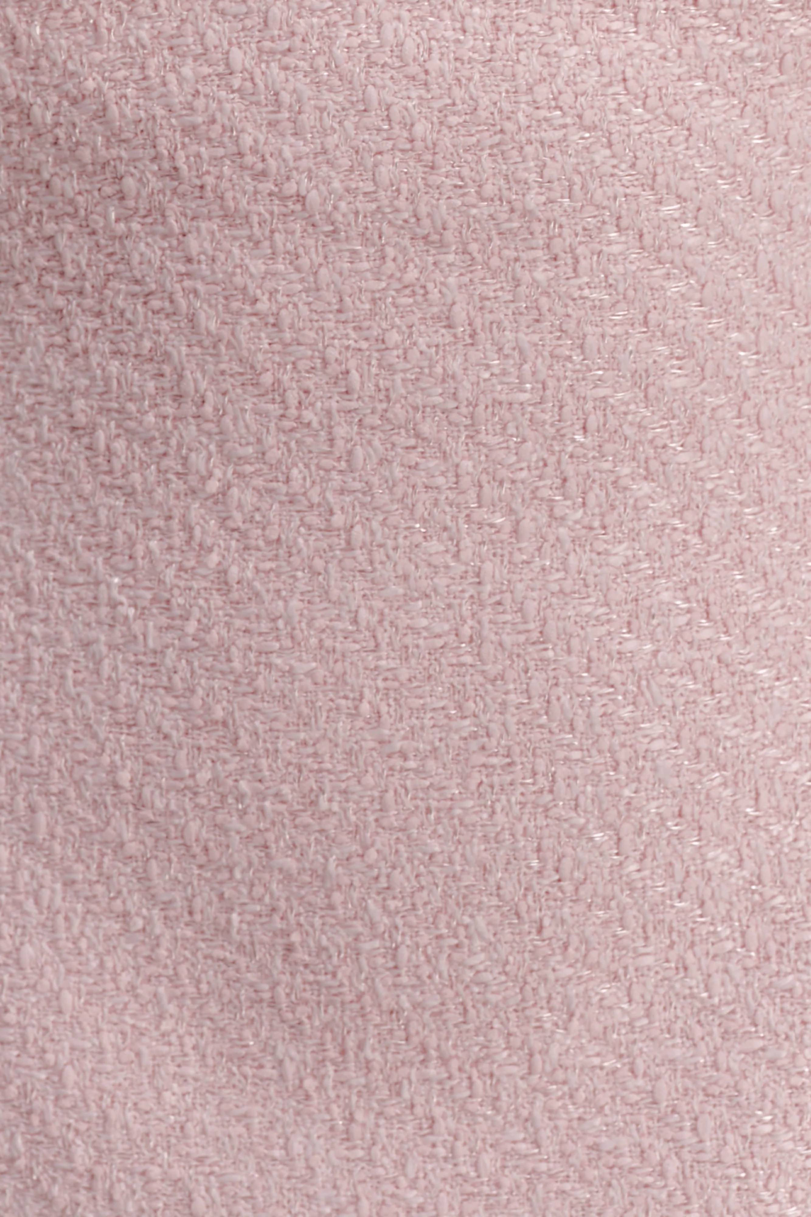 Lea Tweed Sleeveless Mini Dress - Baby Pink